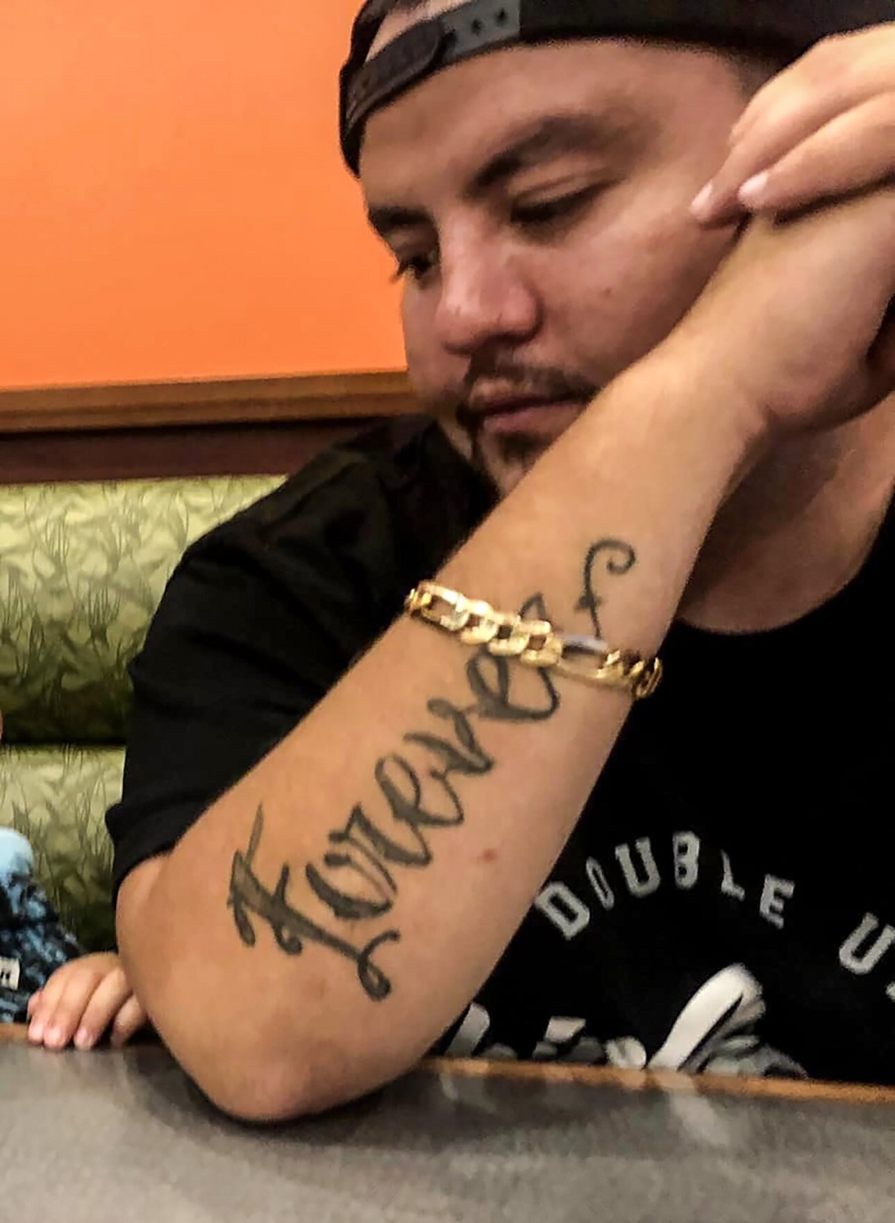 Hone Kay-Selwyn pictured on April 20. He is wanted by police in connection with a fatal shooting on Ponsonby Road.
picture supplied

