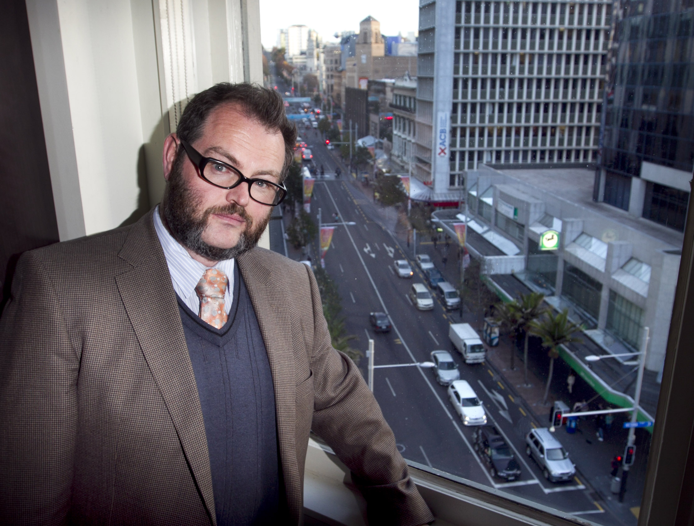 Activist and journalist Martyn Bradbury. Photo / Natalie Slade