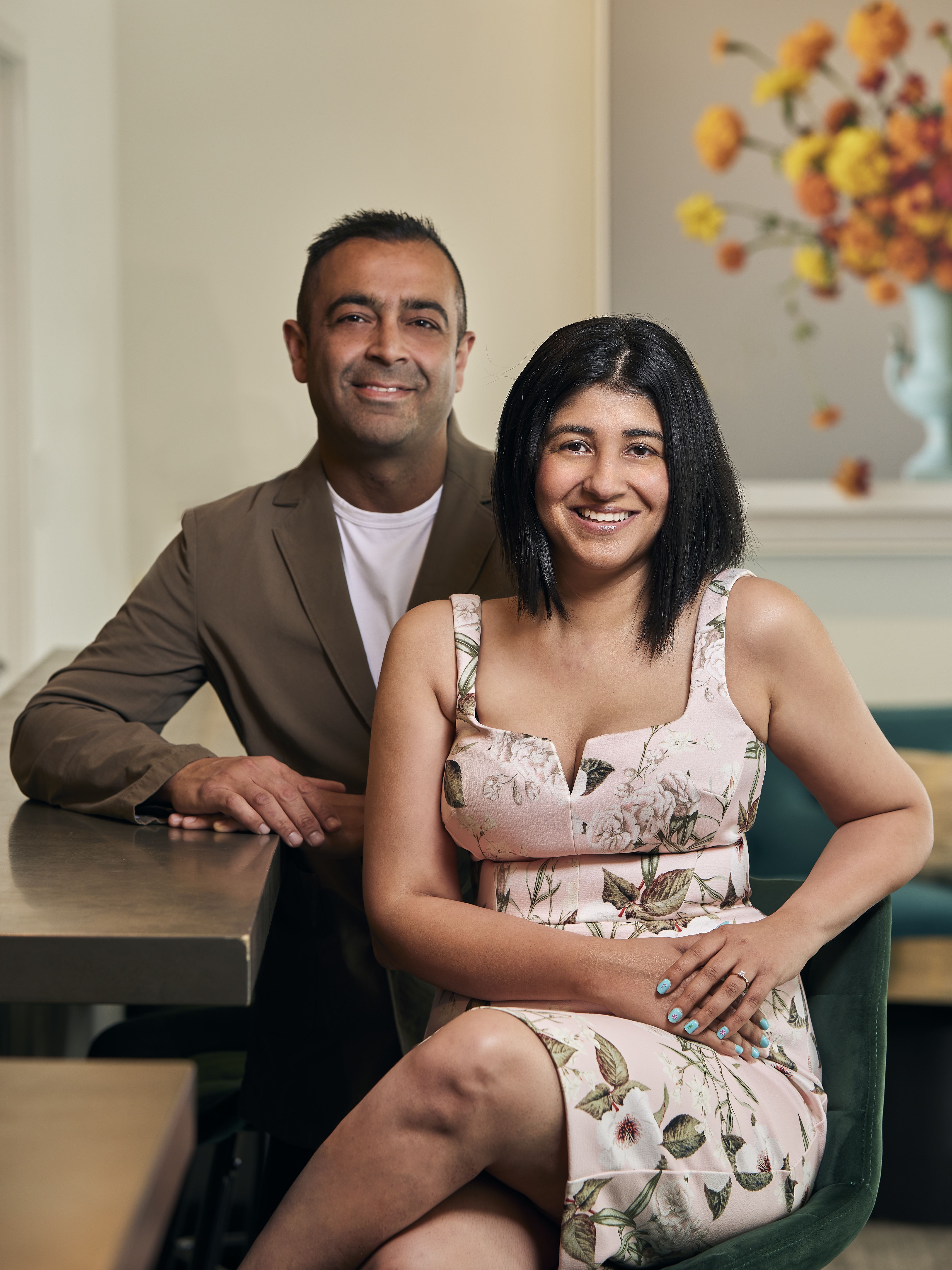 Sid and Chand Sahrawat, the team behind The French Cafe. Photo / Babiche Martens