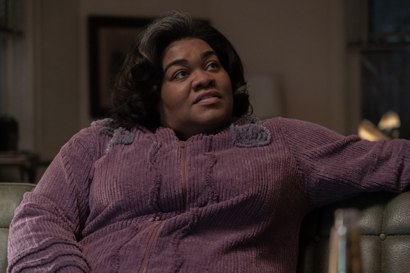 Mary Lamb in The Holdovers is a school cook who stays at a New England boarding school over the Christmas holidays in 1970. Photo / Focus Features
