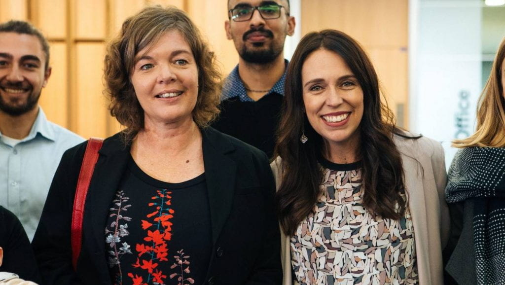 Dame Professor Juliet Gerrard with Dame Jacinda Ardern, who she served as chief science adviser for more than four years.