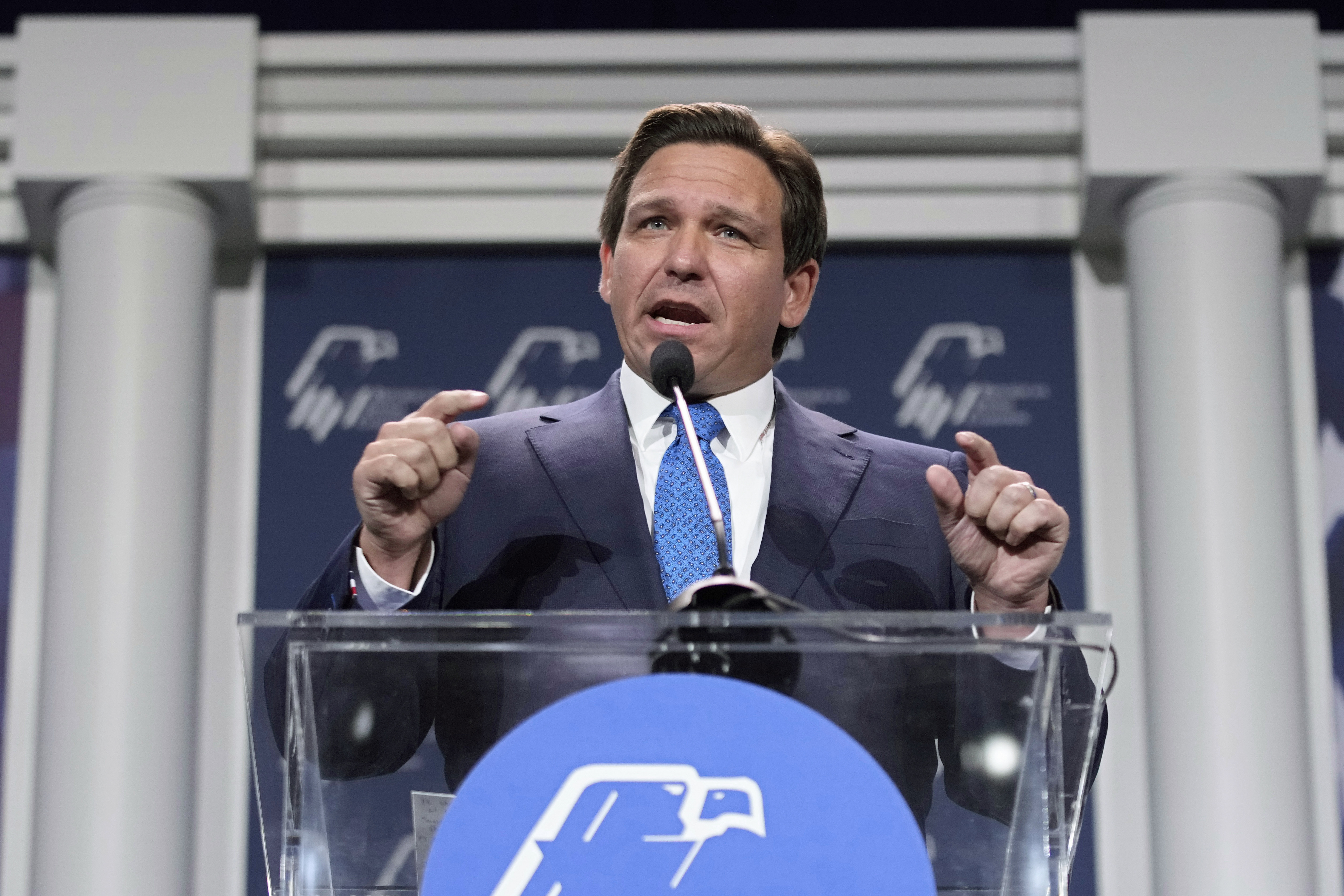 Florida Governor Ron DeSantis entered the 2024 presidential race. Photo / AP