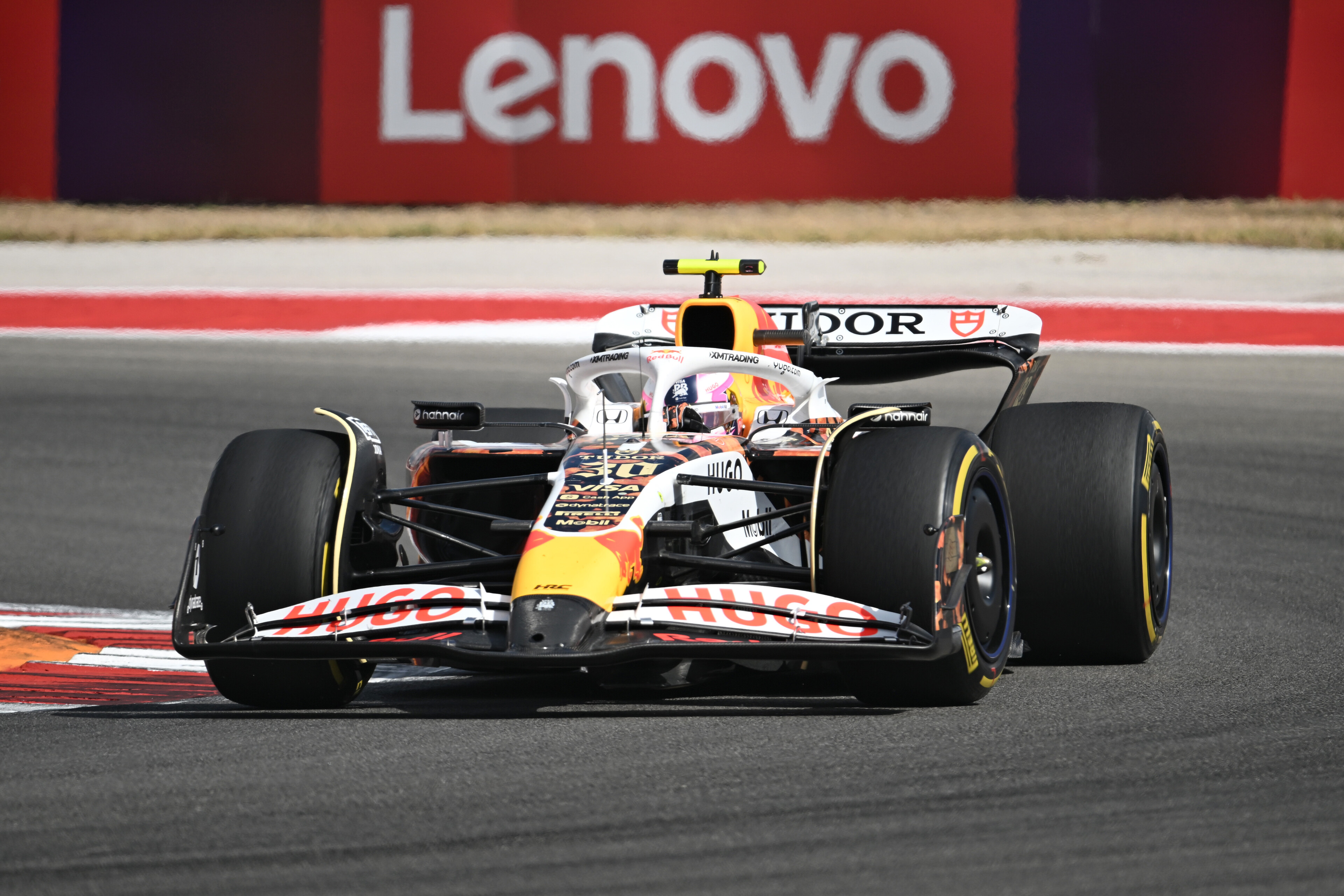 Liam Lawson at Austin's Circuit of the Americas. Photo / Red Bull