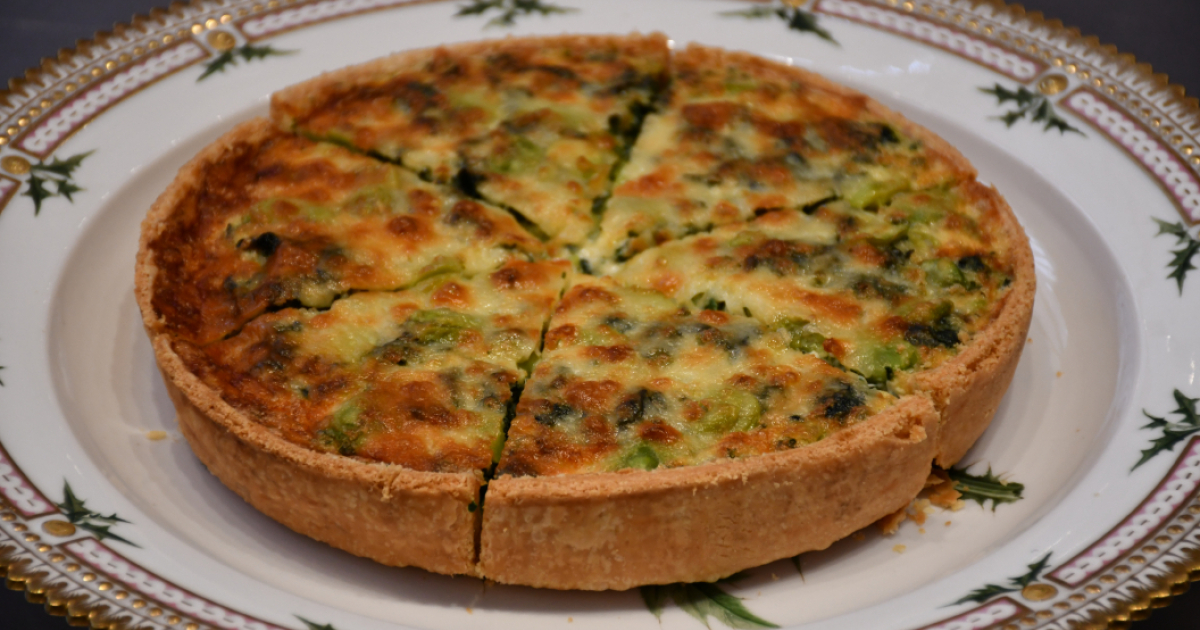 Let them eat quiche: The Palace published its own royal recipe for the coronation. Photo / The Royal Household