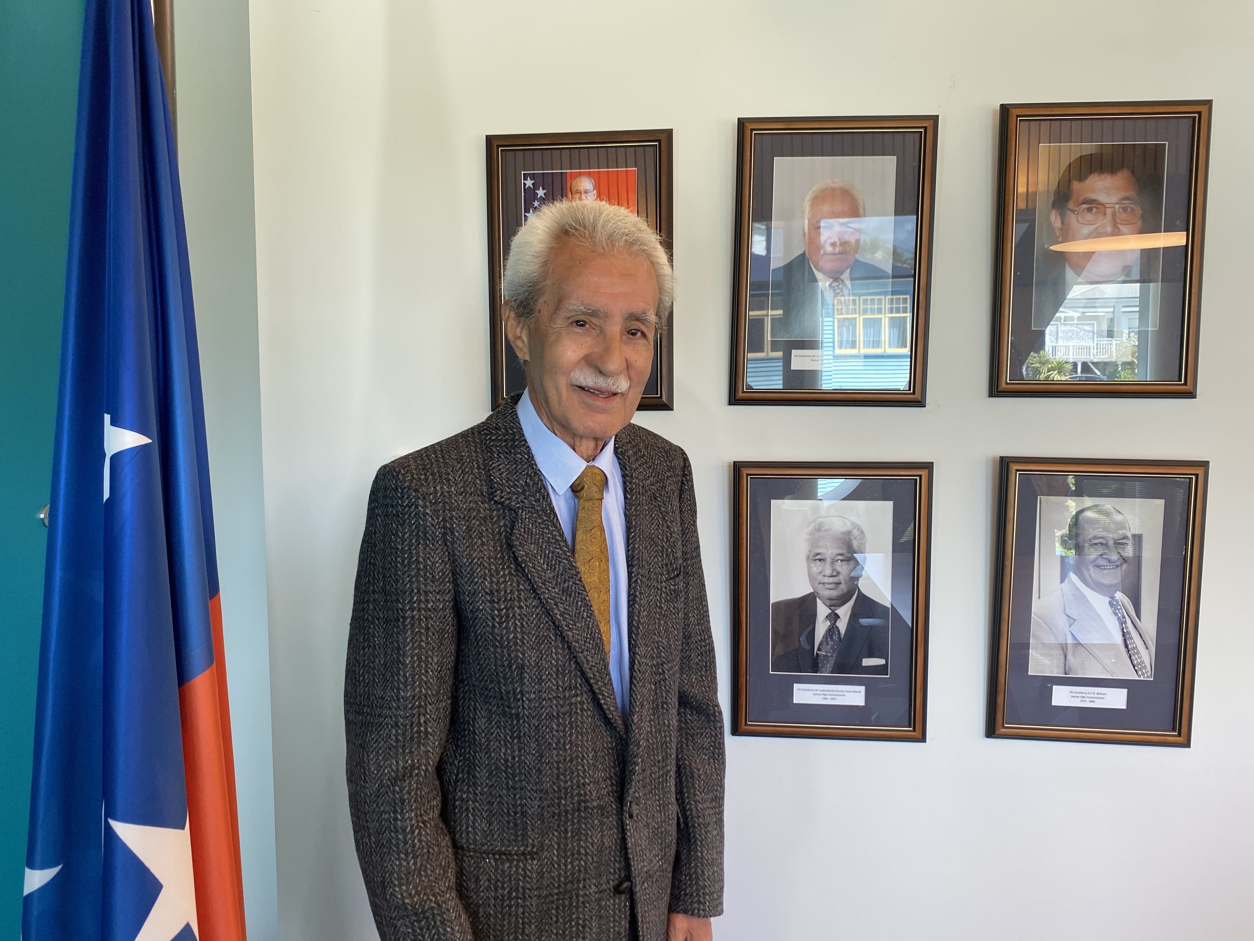 Samoa's High Commissioner in Wellington, Afamasaga Fa'amatalaupu Toleafoa. Photo / Mary Afemata