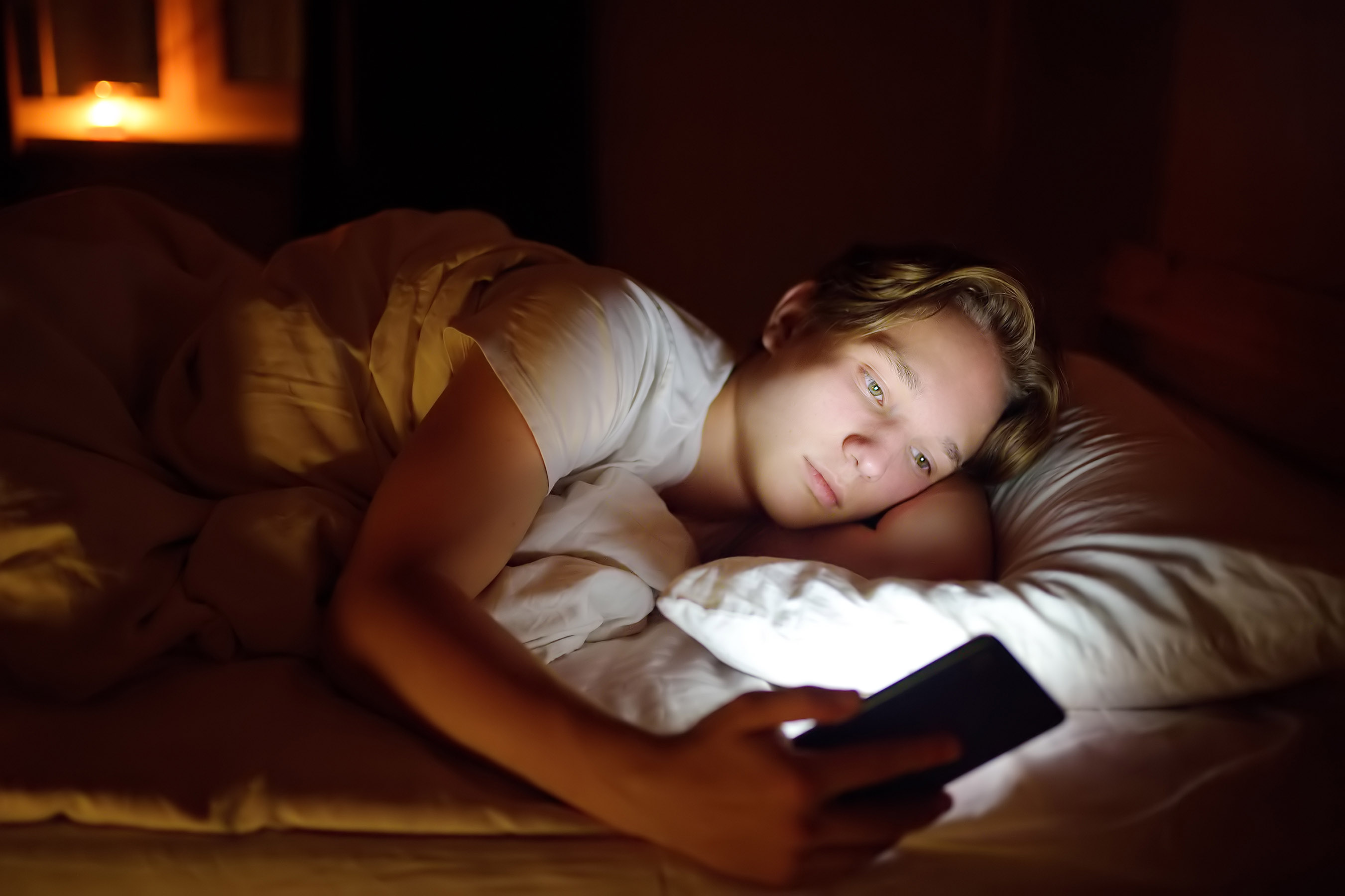 If you're lying awake at night worried about getting to sleep, chances are you're experiencing a form of anxiety. Photo / Getty Images