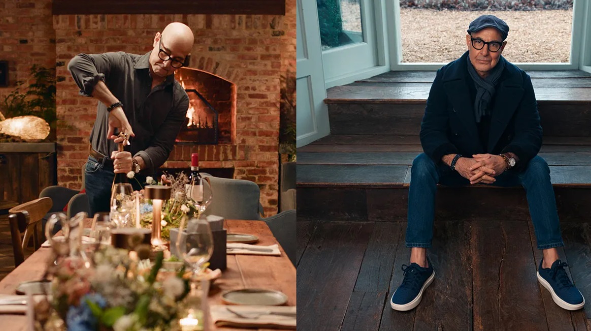 Pivot from the tech bros: Allbirds' new pitchman is Stanley Tucci - the 64-year-old star of the Oscar-nominated Conclave.