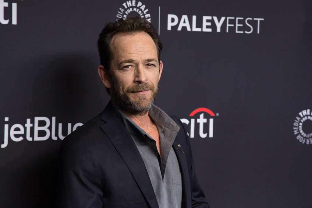 Luke Perry's real-life friend Shannen Doherty helped farewell the actor on the show, who passed away in March this year. Photo / Getty Images