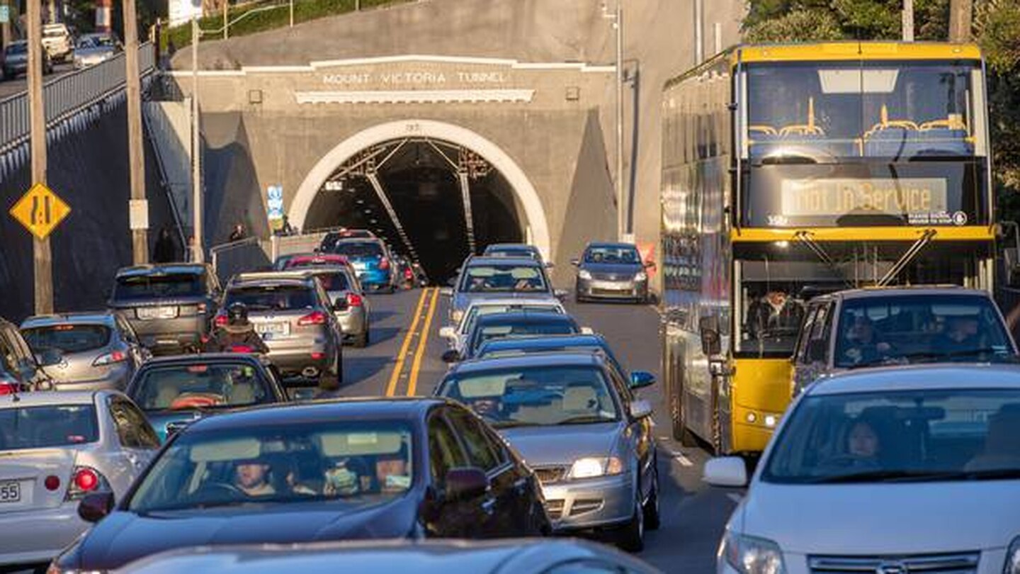 The existing Mt Victoria tunnel is a bottleneck between the Basin Reserve and Wellington’s eastern suburbs. Photo / Mark Mitchell 