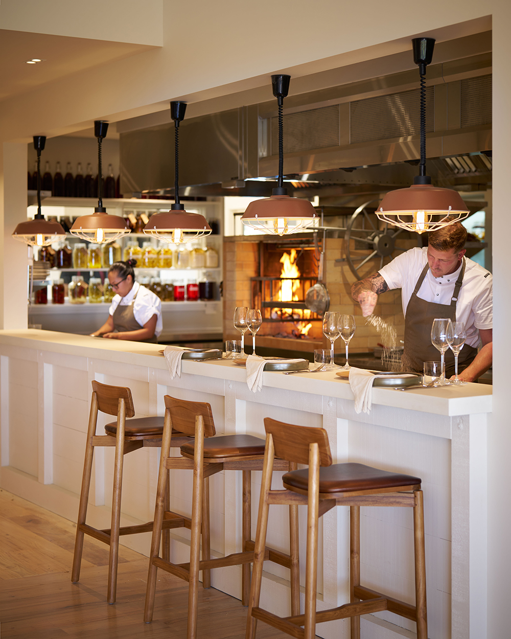 Black Barn Vineyards has rebuilt its bistro, led by Regnar Christensen in the kitchen. Photo / Supplied