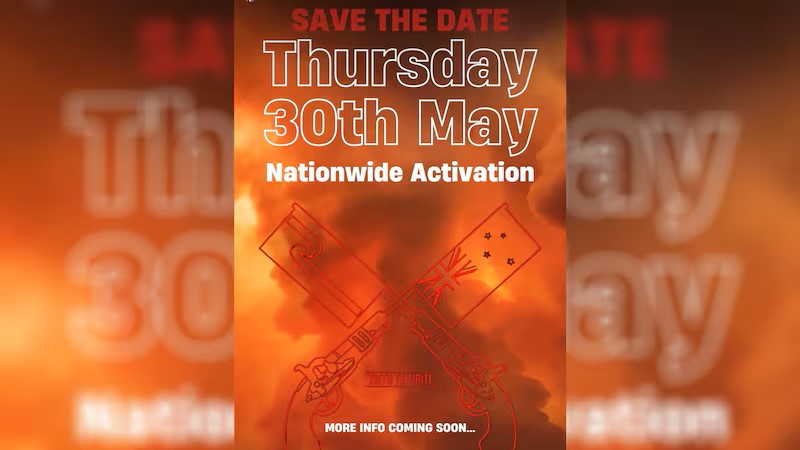 The 'activation', on Thursday May 30 coincides with the Government's Budget reading.