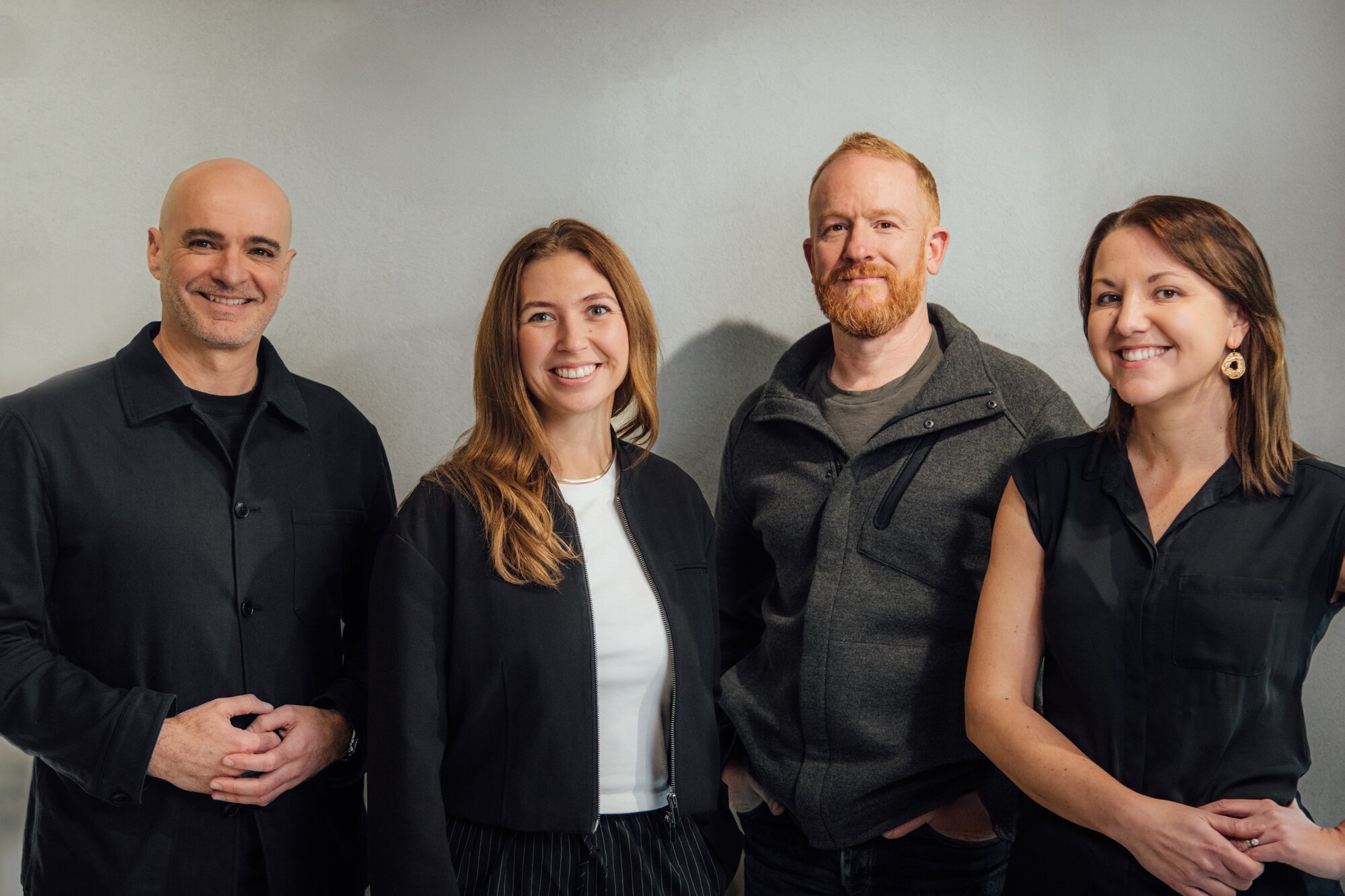 Breaking out of stealth mode (from left): Aether CEO Carsten Gruber, COO Ursula von Keisenberg, strategy and product chief Daniel Alexander-Head and head of customer Rosanna Dedecius.