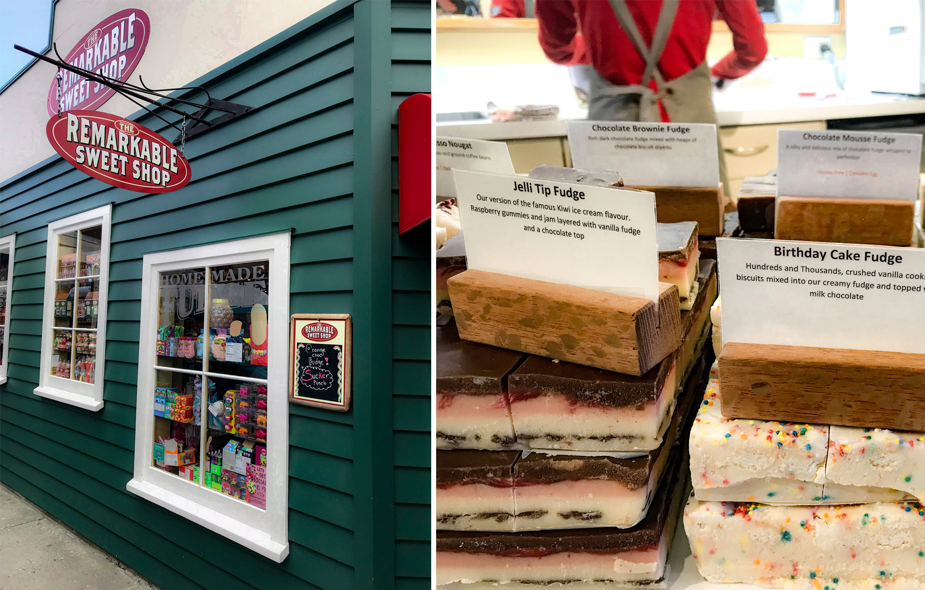 A trip to Arrowtown isn't complete without a stop at the Remarkable Sweet Shop. Photo / The Flains Travel