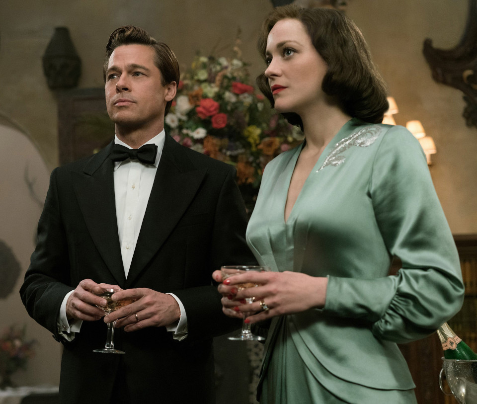 Brad Pitt stars as an intelligence officer who encounters a French Resistance fighter starred by Marion Cotillard in the movie Allied.