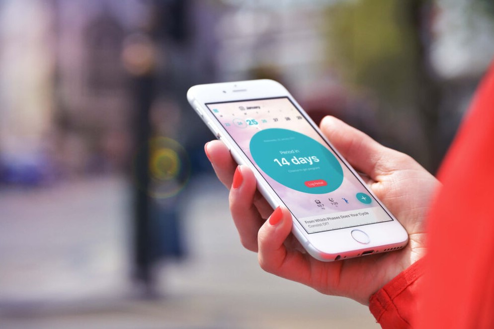 Flo is one of many period tracker apps. Photo / Flo