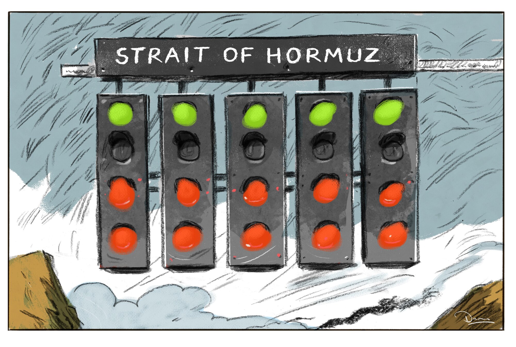 Daron Parton's editorial cartoon from June 16.