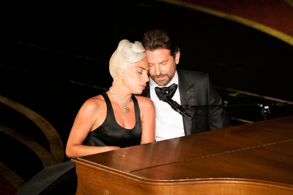 The Oscars performance between Lady Gaga and Bradley Cooper that sent romance rumours to the next level. Photo / Getty Images