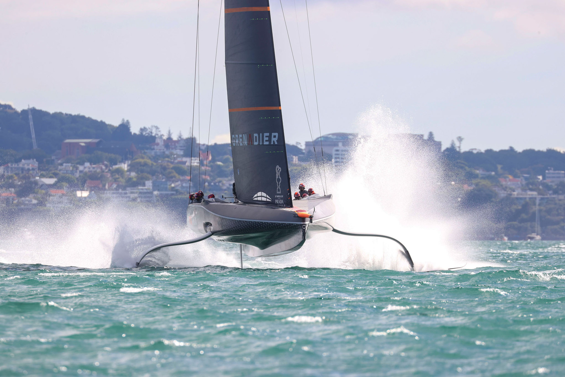 Ineos Team UK in action. Photo / Brett Phibbs