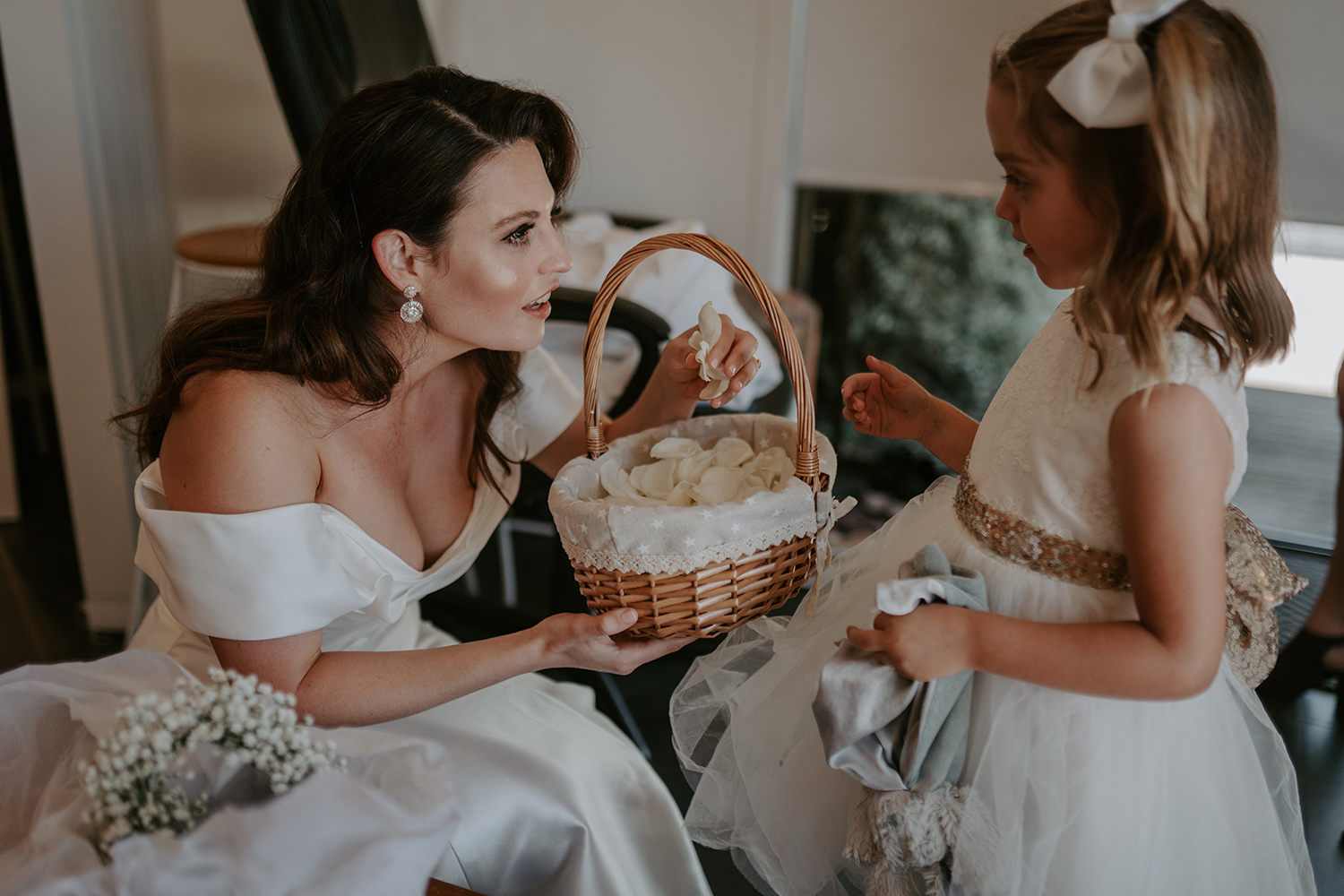 Lucy's dress is from Hera Couture. Photo / Moira West Photography