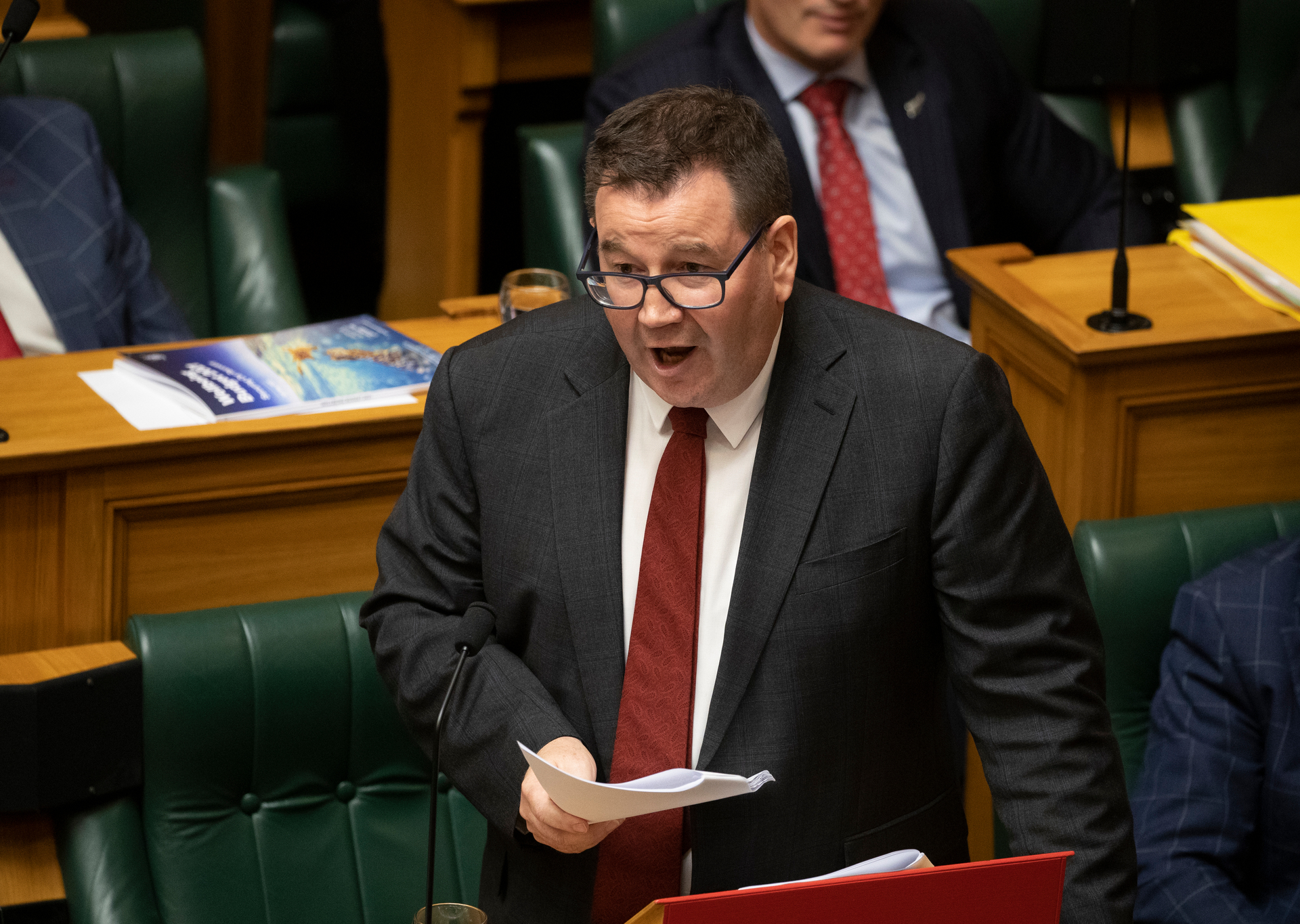 Deputy Prime Minister Grant Robertson in Parliament in May. Photo / Mark Mitchell 