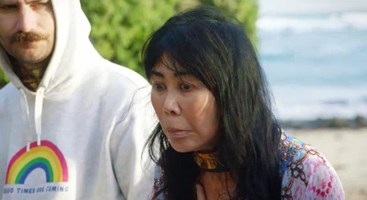 Lynette Forday is feeling attacked and Joel Rindelaub is just glad it's not him being yelled at. Photo / TVNZ