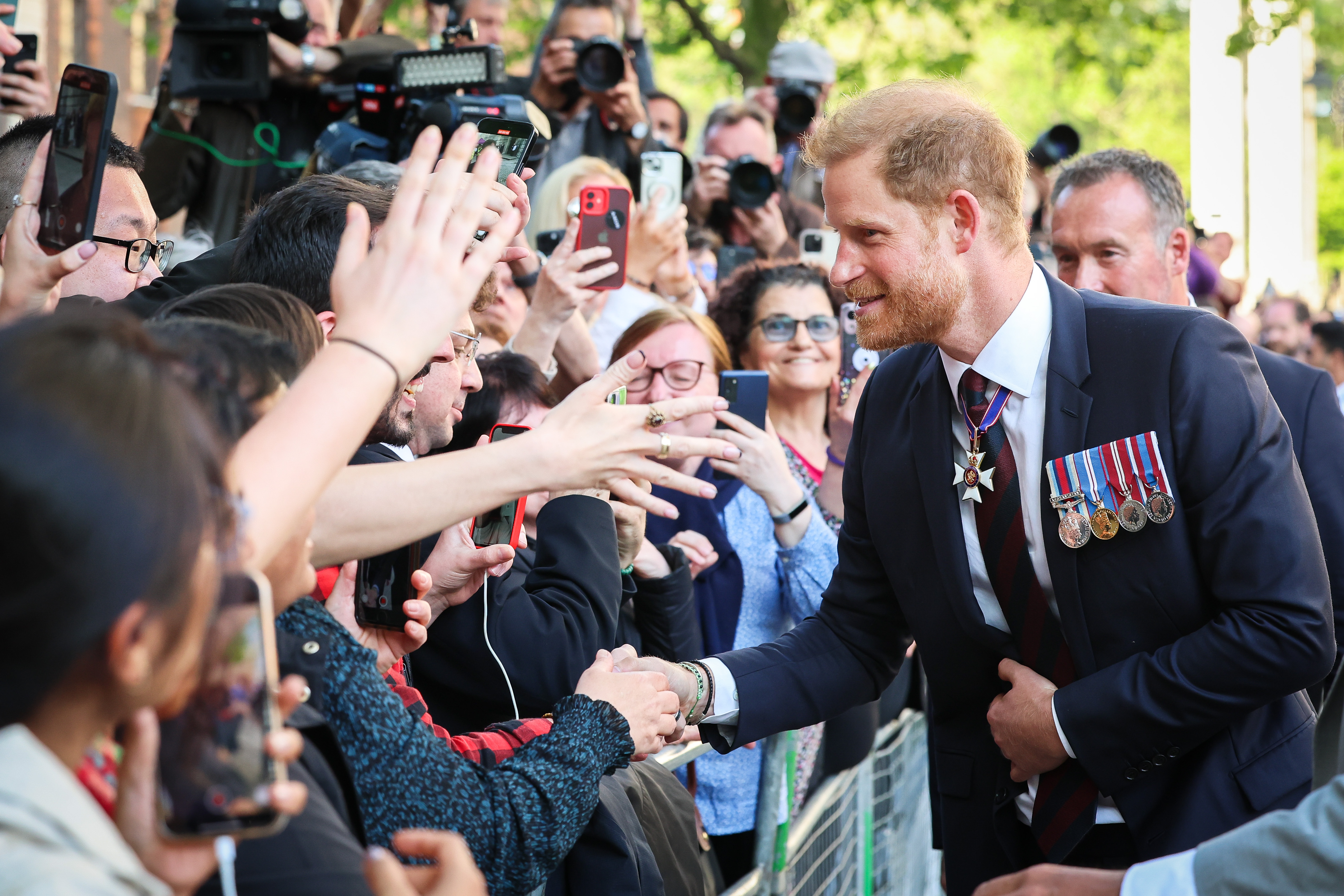 The Duke had flown into London to celebrate the 10th anniversary of the Invictus Games. Photo / Getty Images