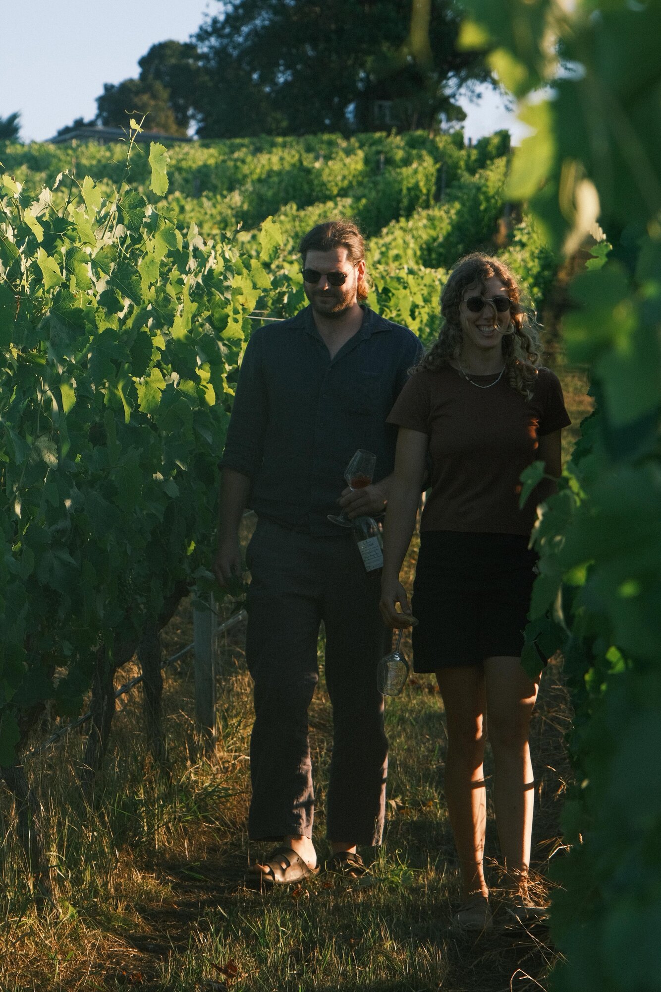 Winemakers Bart De Parade and Annabelle Koopman of Aard wines. Photo / Supplied