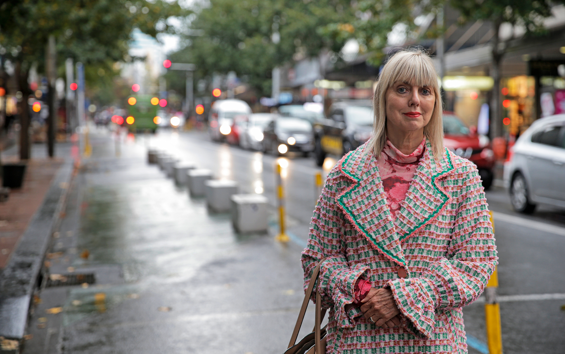 Viv Beck, chief executive of Heart of the City, who wants free parking to remain at nights. Photo / Alex Burton