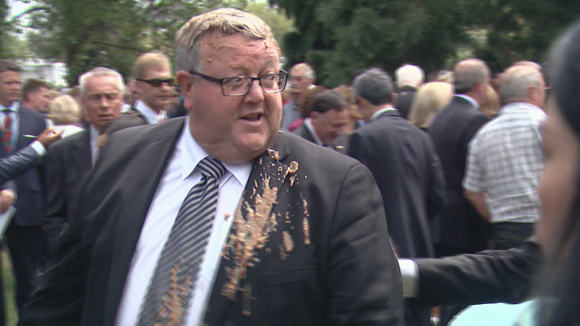 Gerry Brownlee upset John Andrew Howland because he did not acknowledge the quake families. Photo / Kurt Bayer