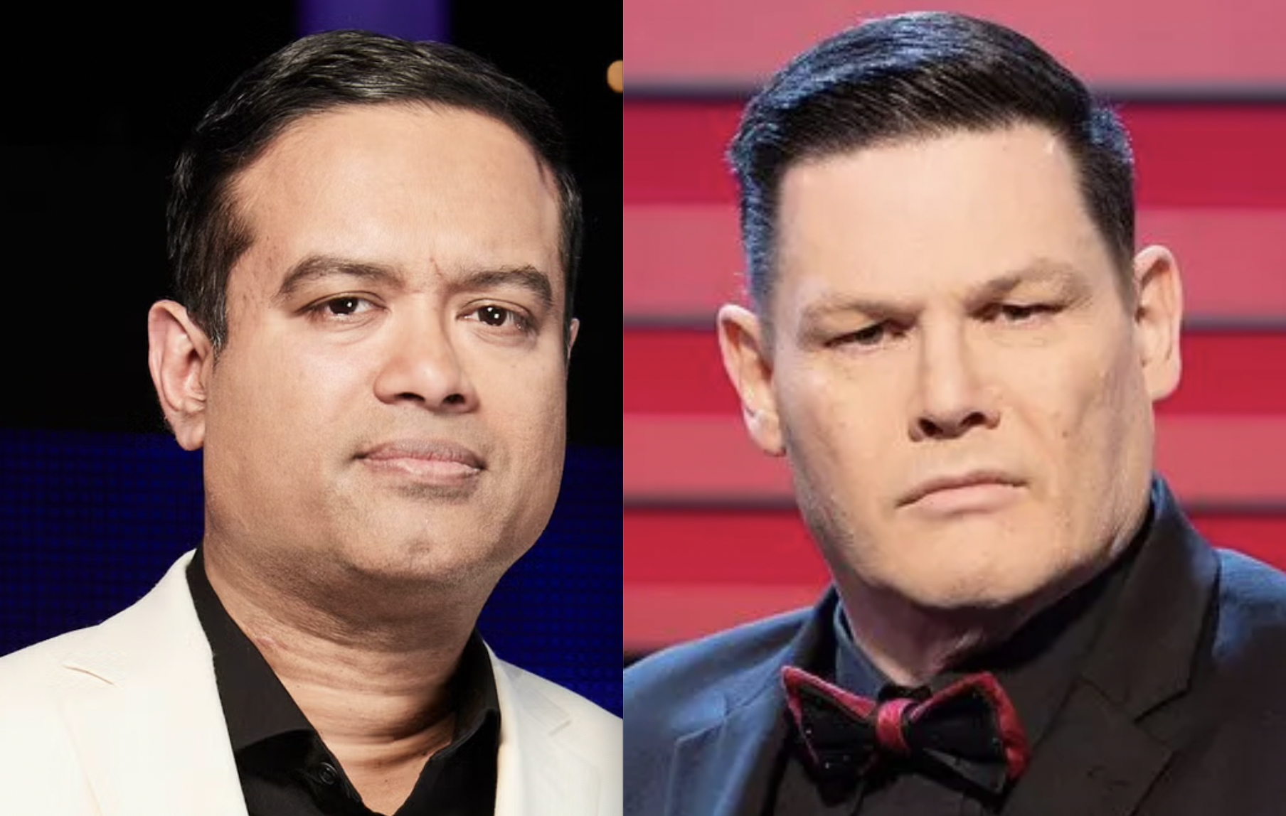 The Chase's Paul Sinha has comforted his co-star Mark Labbett after a tough episode. Photos / ITV