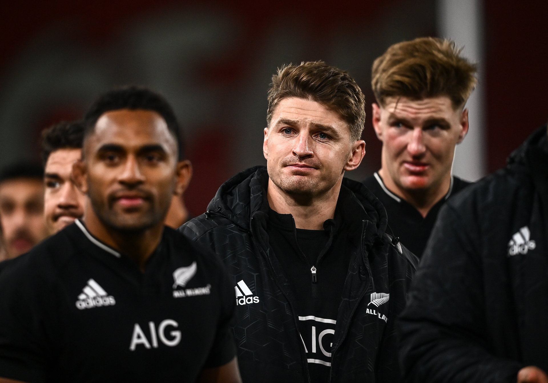 Dublin , Ireland - 13 November 2021; Beauden Barrett of New Zealand after the Autumn Nations Series match between Ireland and New Zealand. Photo / Getty Images.