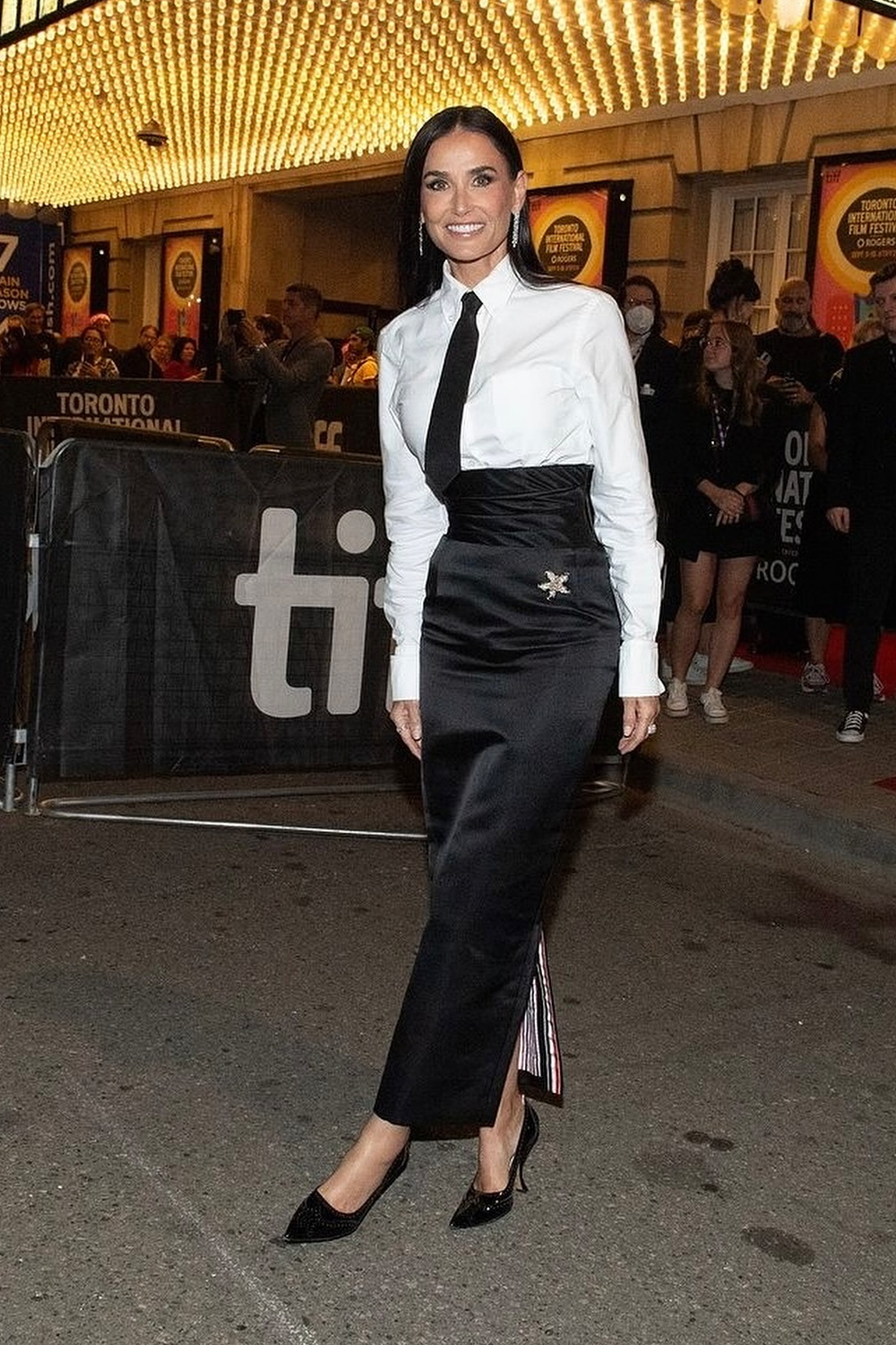 Demi Moore attends the premiere of 'The Substance' during 2024 Toronto International Film Festival. Photo / @demimoore
