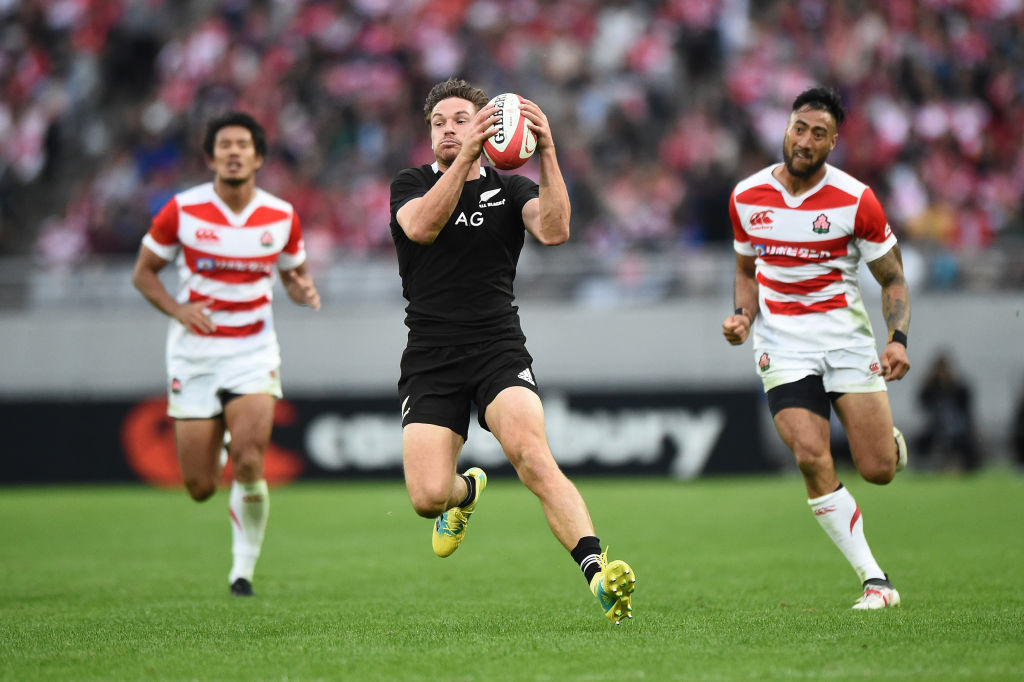 George Bridge was superb on debut for the All Blacks. Photo / Getty