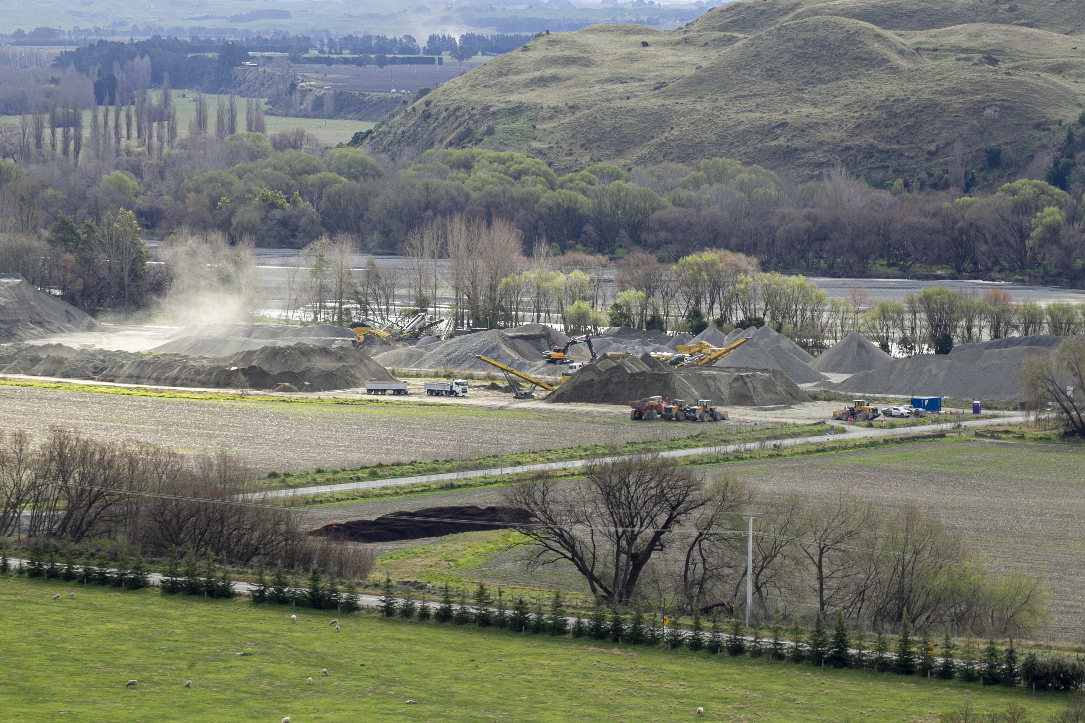 Russell Aggregates, under Russell Roads, wants a significant expansion to quarry operations at Maraekākaho, but residents opposed to the quarry are concerned they will not be consulted. Photo / Warren Buckland