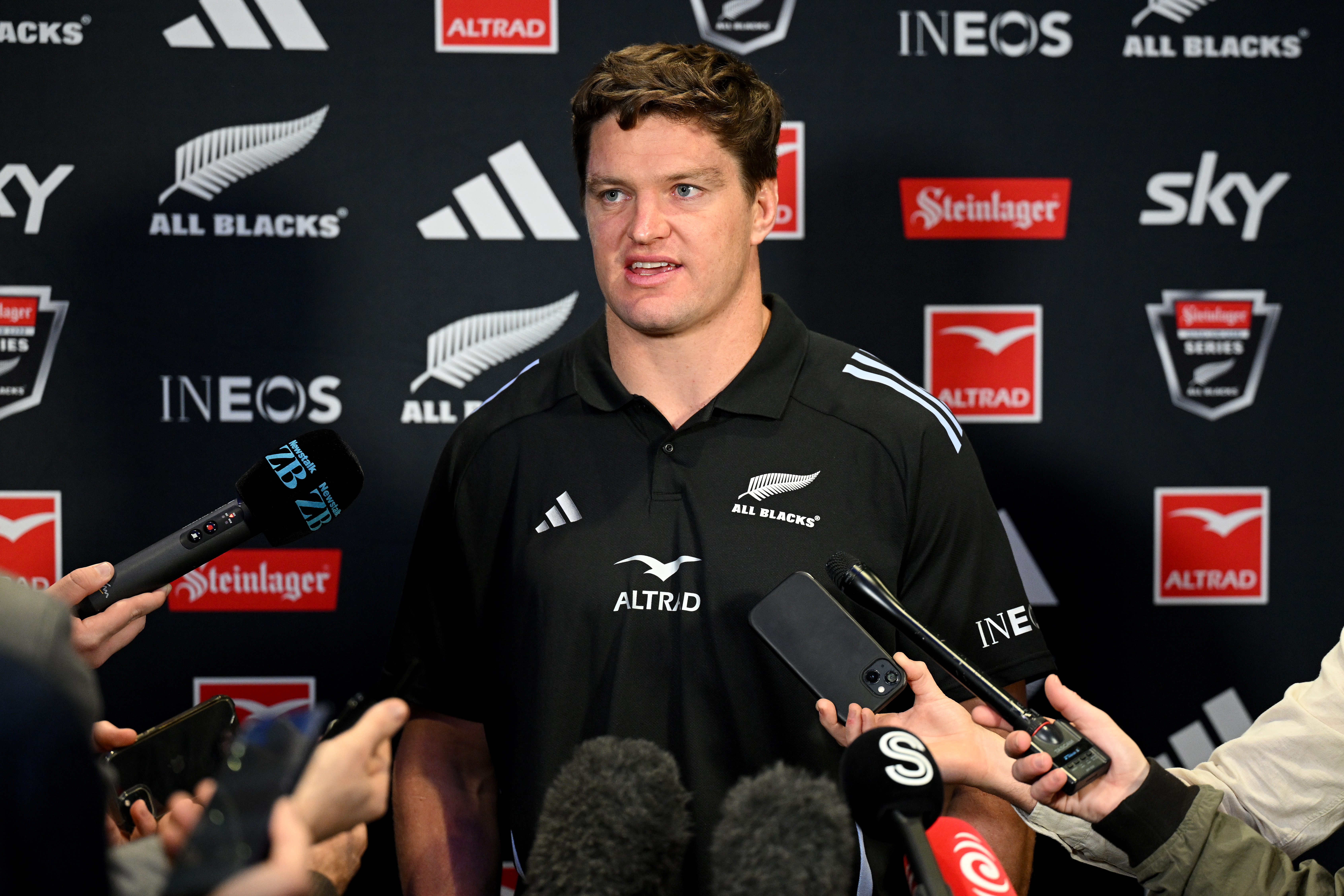 All Blacks captain Scott Barrett. Photo / Getty Images