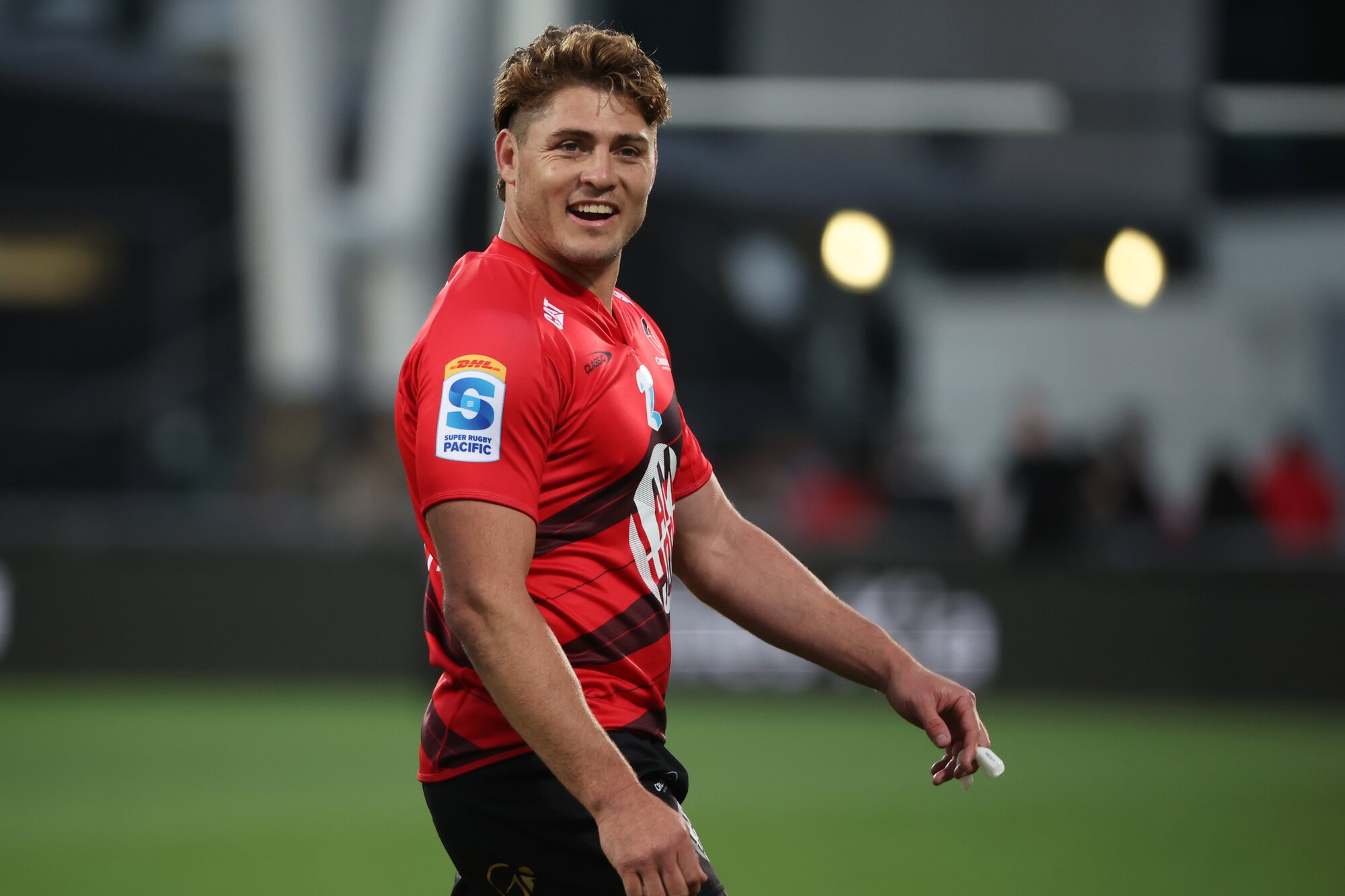 Crusader James O'Connor during the Super Rugby Pacific match whem the Crusaders played the Hurricanes, in Christchurch. Photo / Iain McGregor / Action Press