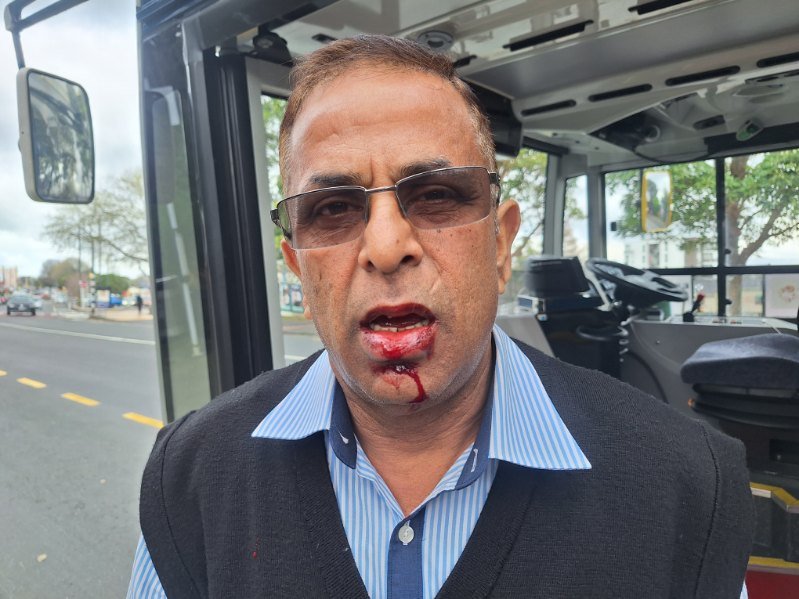 Auckland bus driver Rajnish 