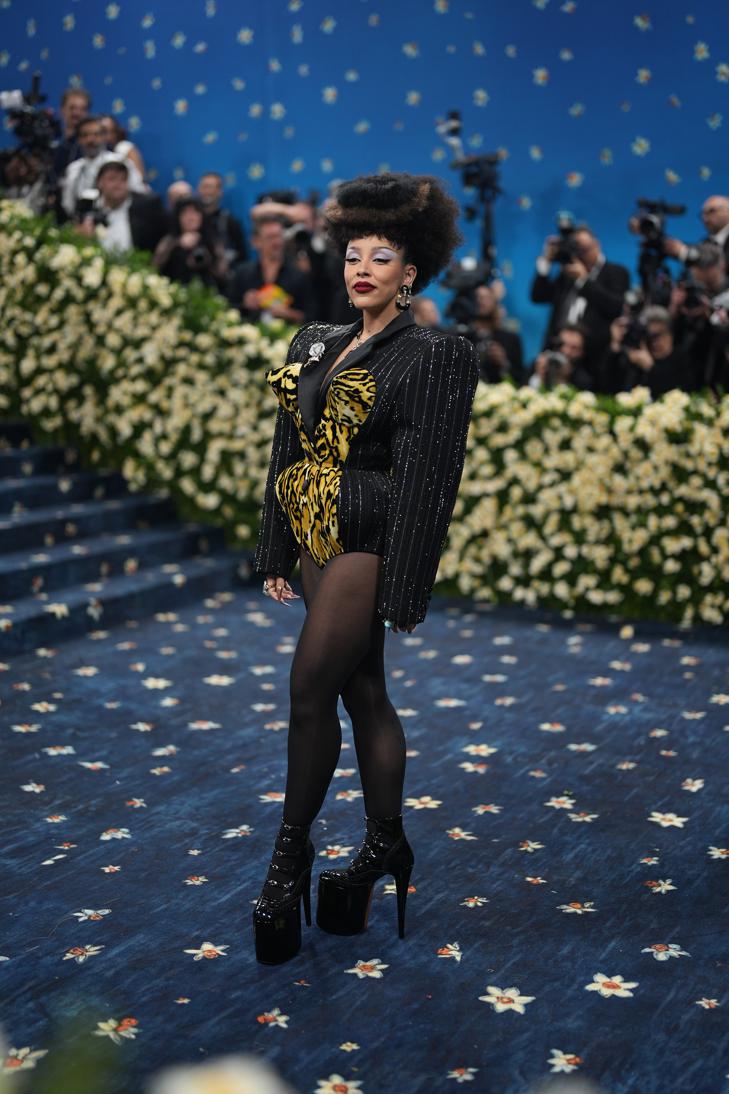 Doja Cat at the Met Gala in Marc Jacobs. Photo / Amir Hamja, The New York Times