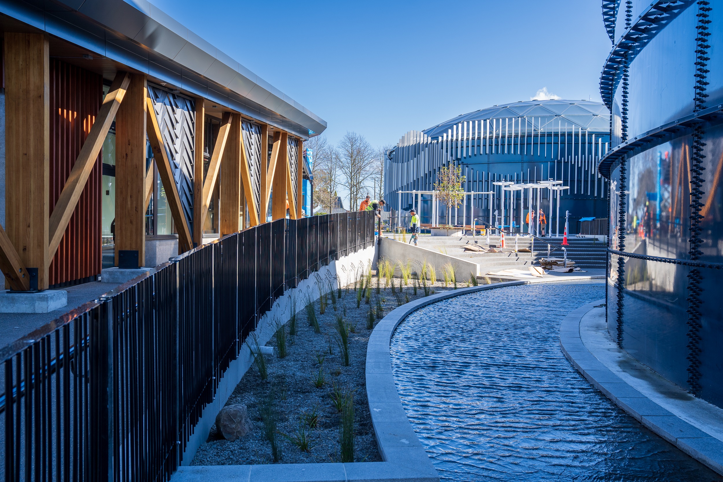Waiaroha is a water storage facility and education centre for Hastings. Photo / Hastings District Council