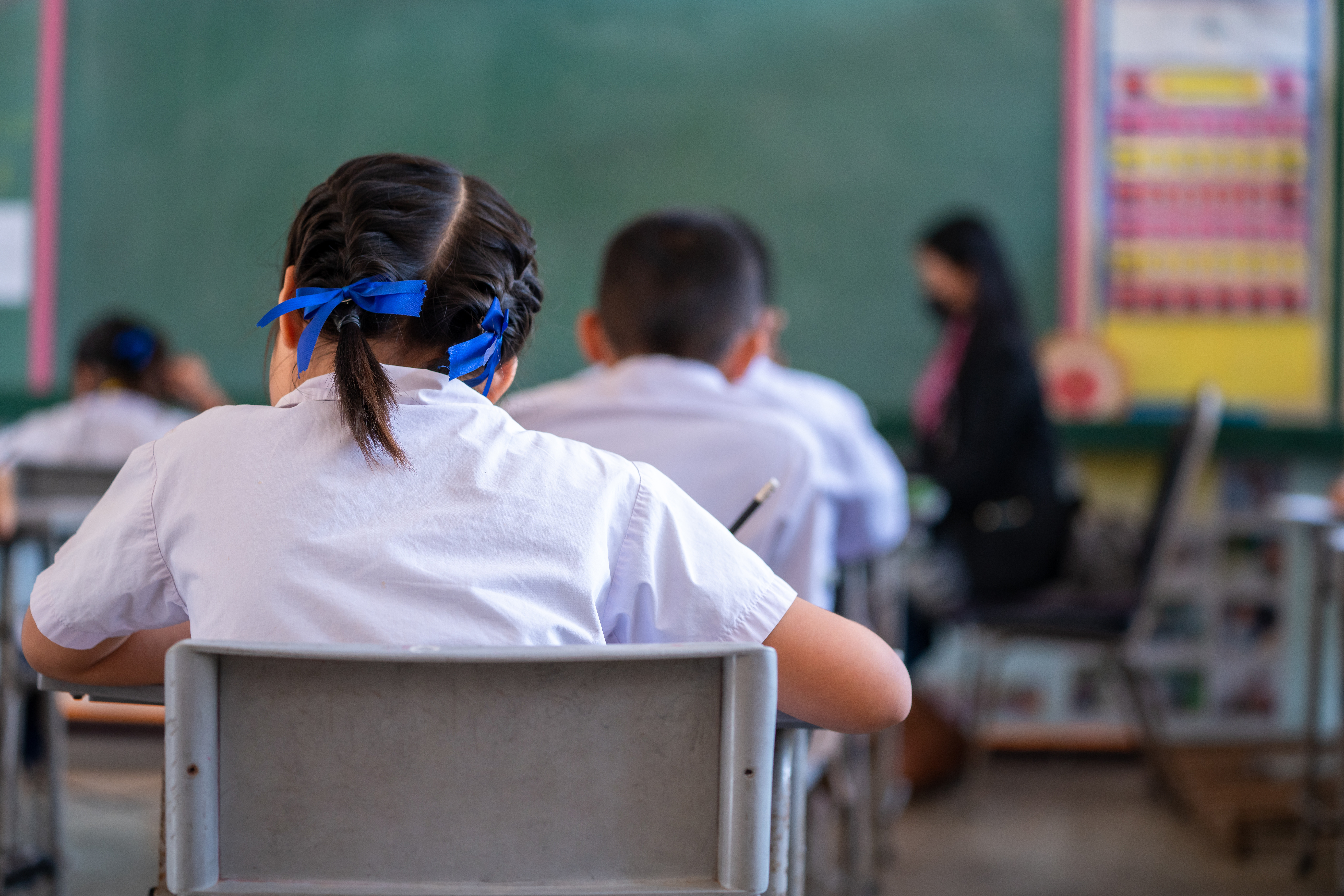 Luxon said his Government was focused on enhancing school achievement, citing the policy to ensure an hour of reading, writing and maths was taught in schools, as well as the ban on cellphones. Photo / 123RF