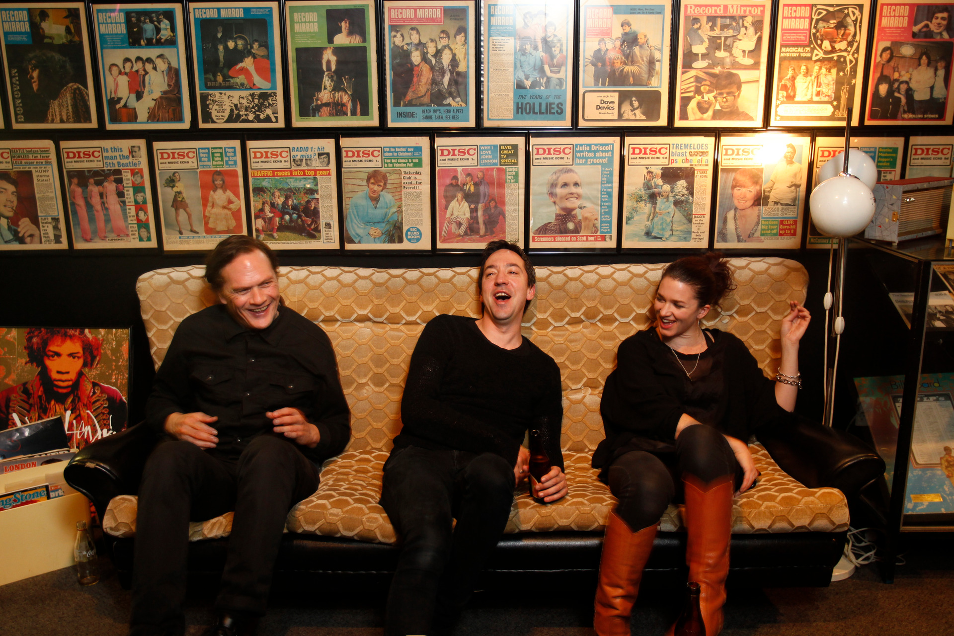 The Adults in 2011. From left, Shayne Carter, Jon Toogood and Julia Deans. 2Photo / Richard Robinson.