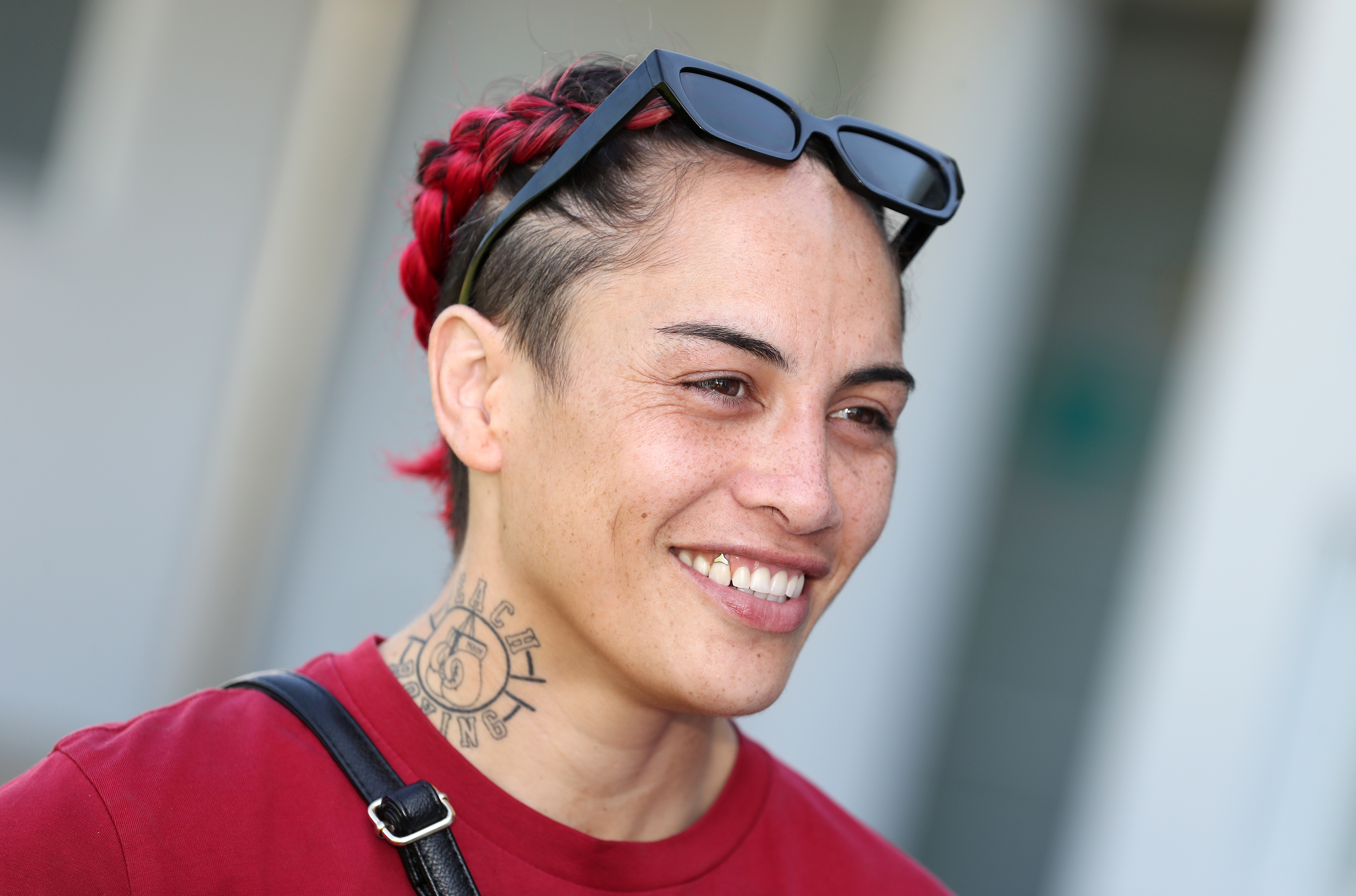 Mea Motu will defend her IBO Super Bantamweight world title. Photo / Michael Cunningham