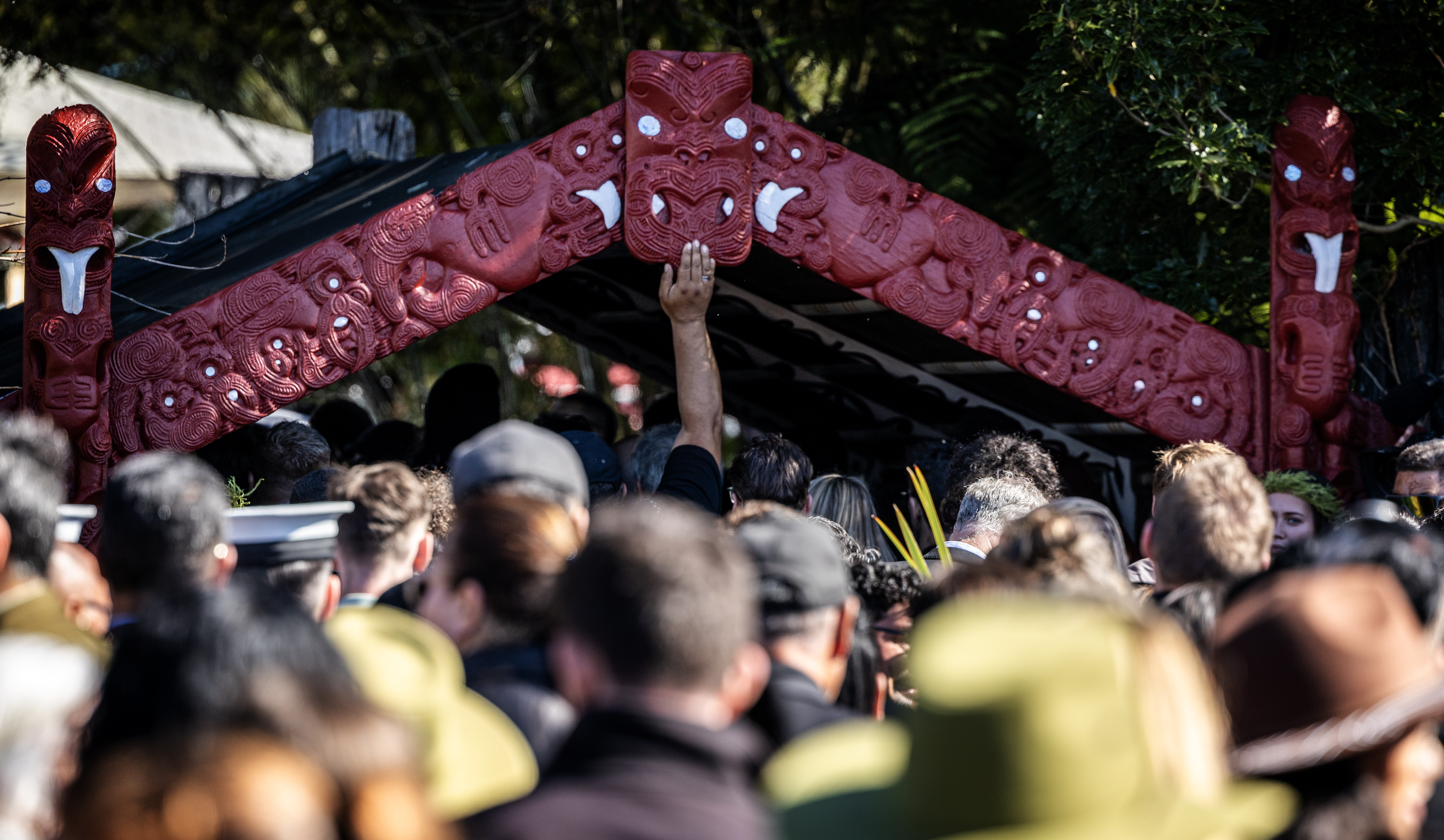 Thousands travelled to Tūrangawaewae Marae to mourn the loss of Kīngi Tūheitia Pōtatau Te Wherowhero VII. Photo / Mike Scott