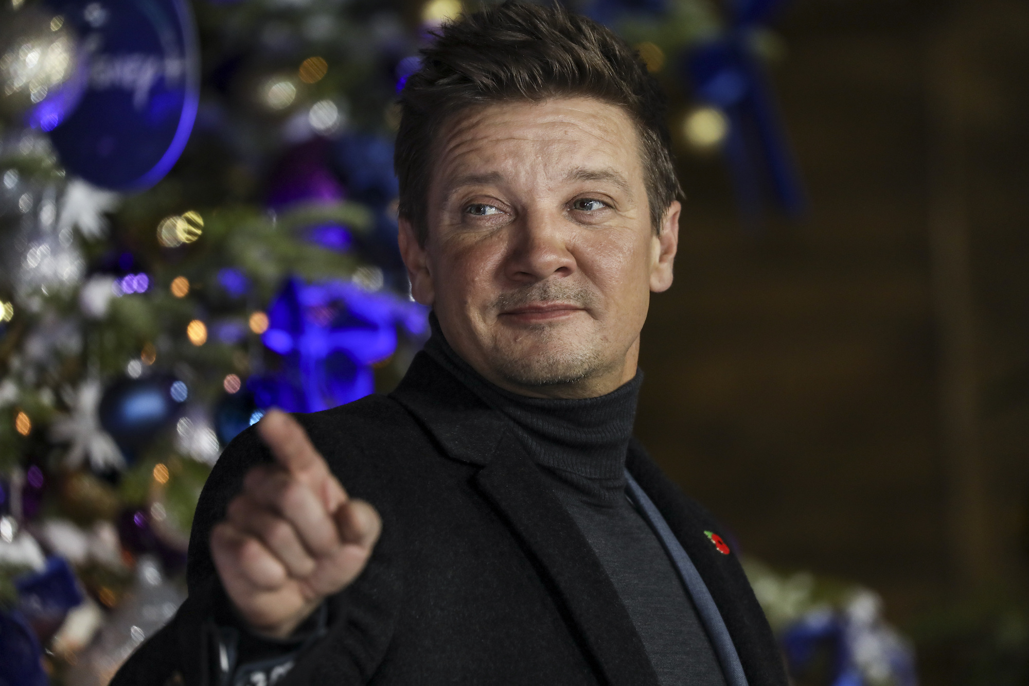 Jeremy Renner was badly injured in a snowplough accident. Photo / AP