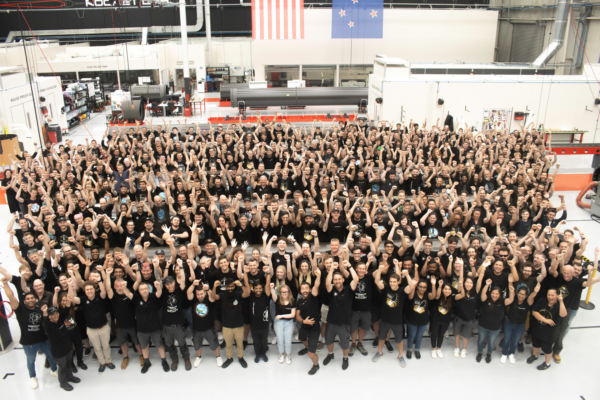 Rocket Lab currently has a complement of 600, with around 400 in NZ (pictured) and the balance in North America. Photo/ Supplied