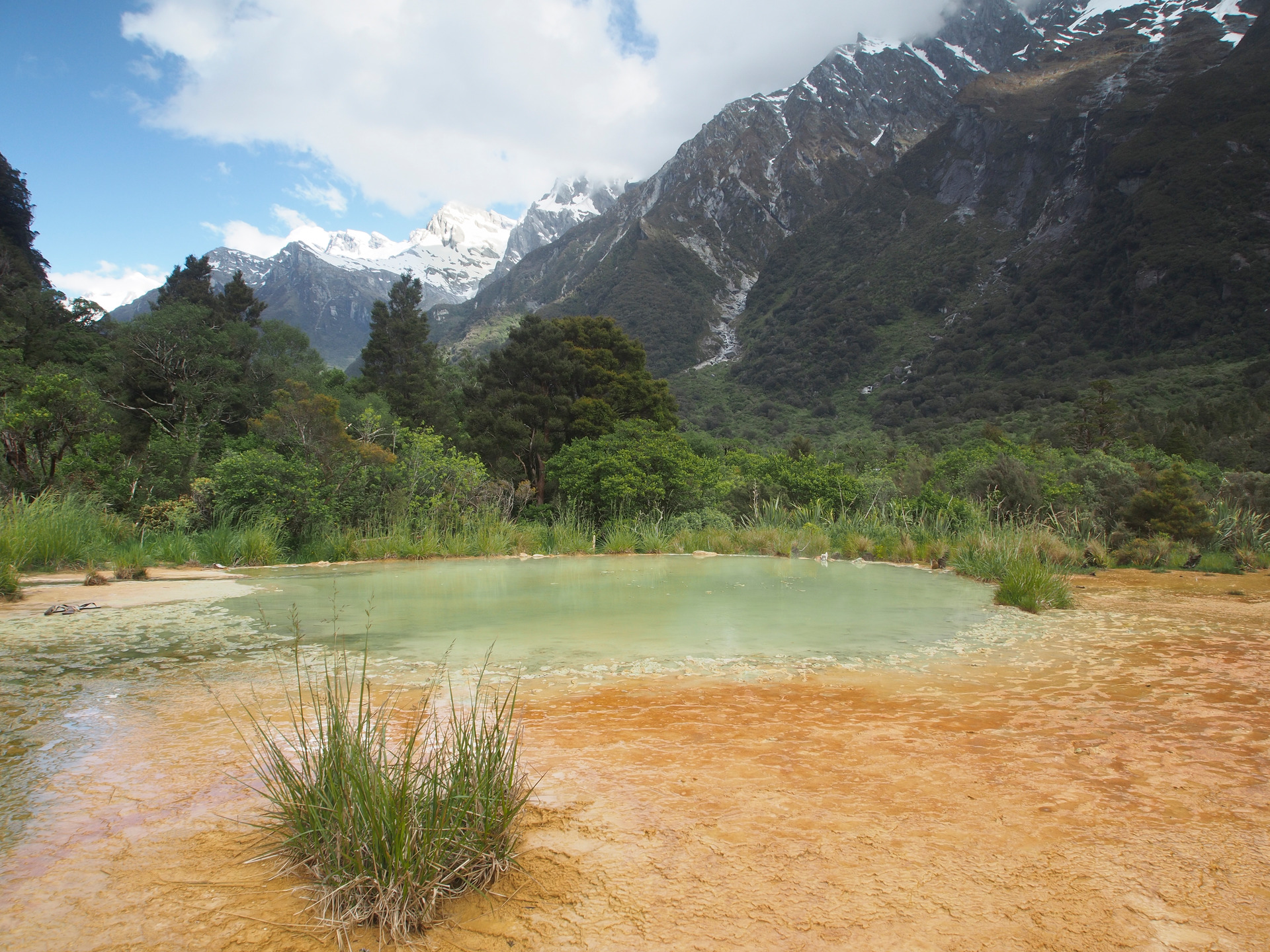 Alpine pool: Welcome Flat Hot Springs. Photo / Dan Dwyer