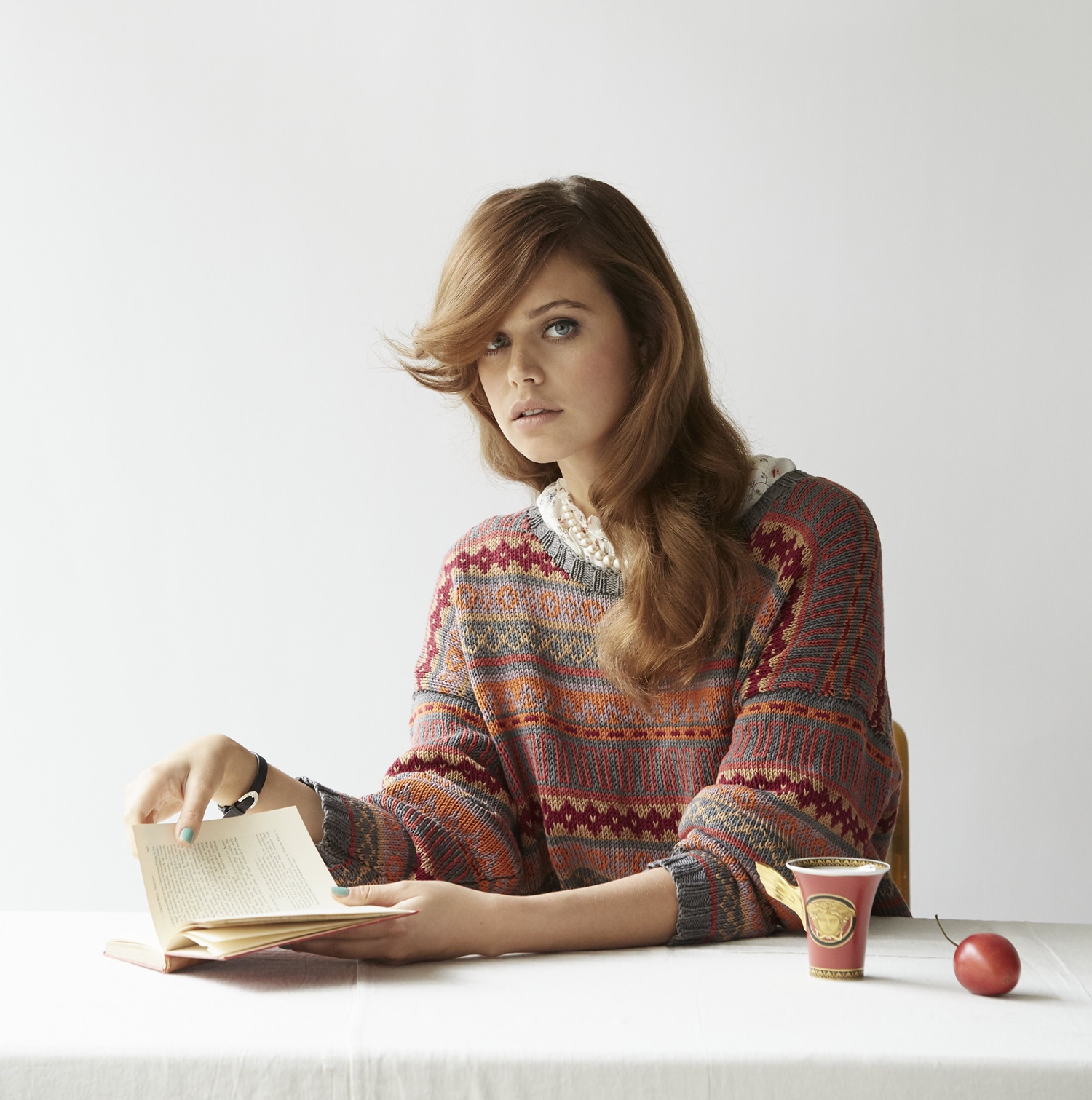 Stay warm in knitwear both practical and pretty during the colder months. Photo / Mara Sommer