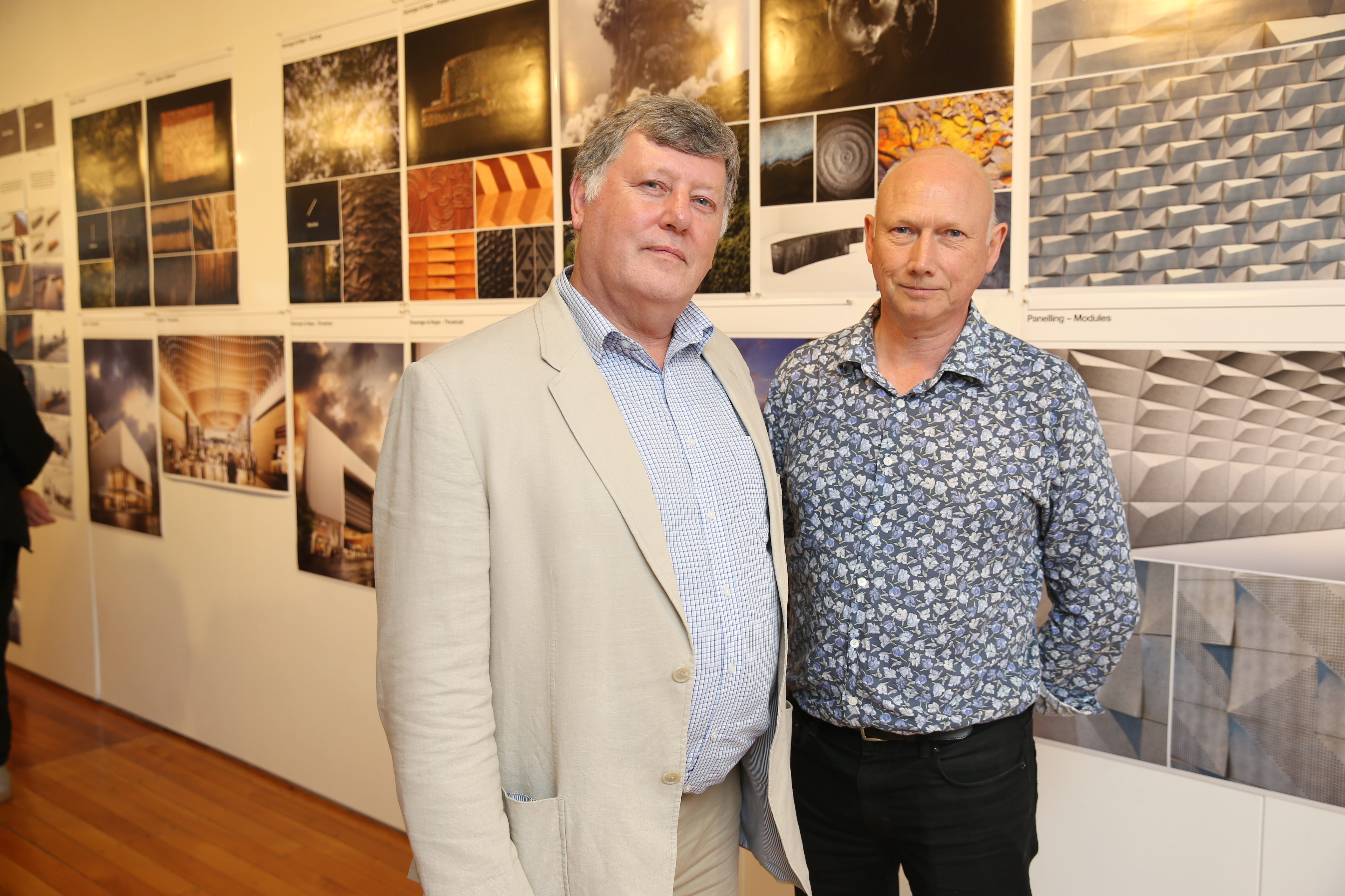 Architects John Fellows and Ewan McLean at ALT design studio. Photo / Doug Sherring