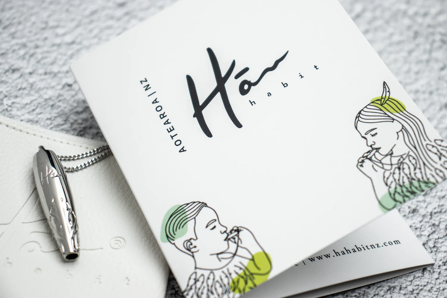Kids' Hā Tool Koru | Stress & anxiety relief necklace toolkit.