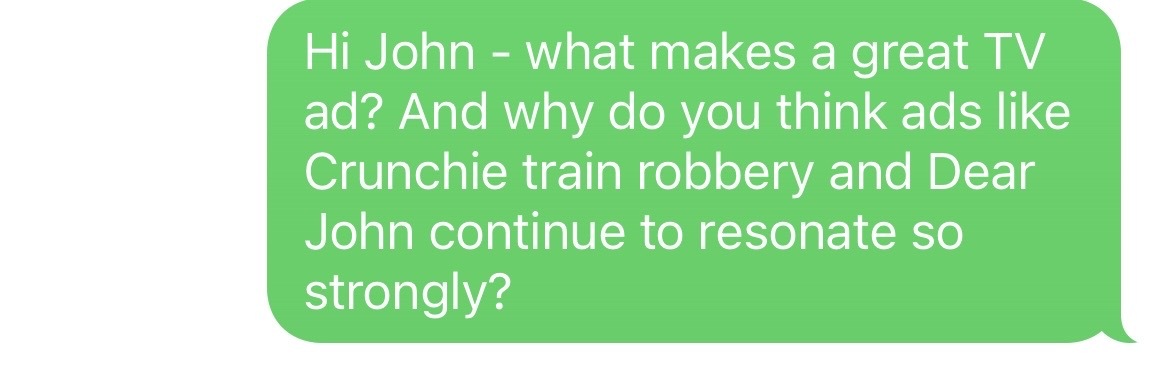 One Good Text with Marketing Association chief executive John Miles.